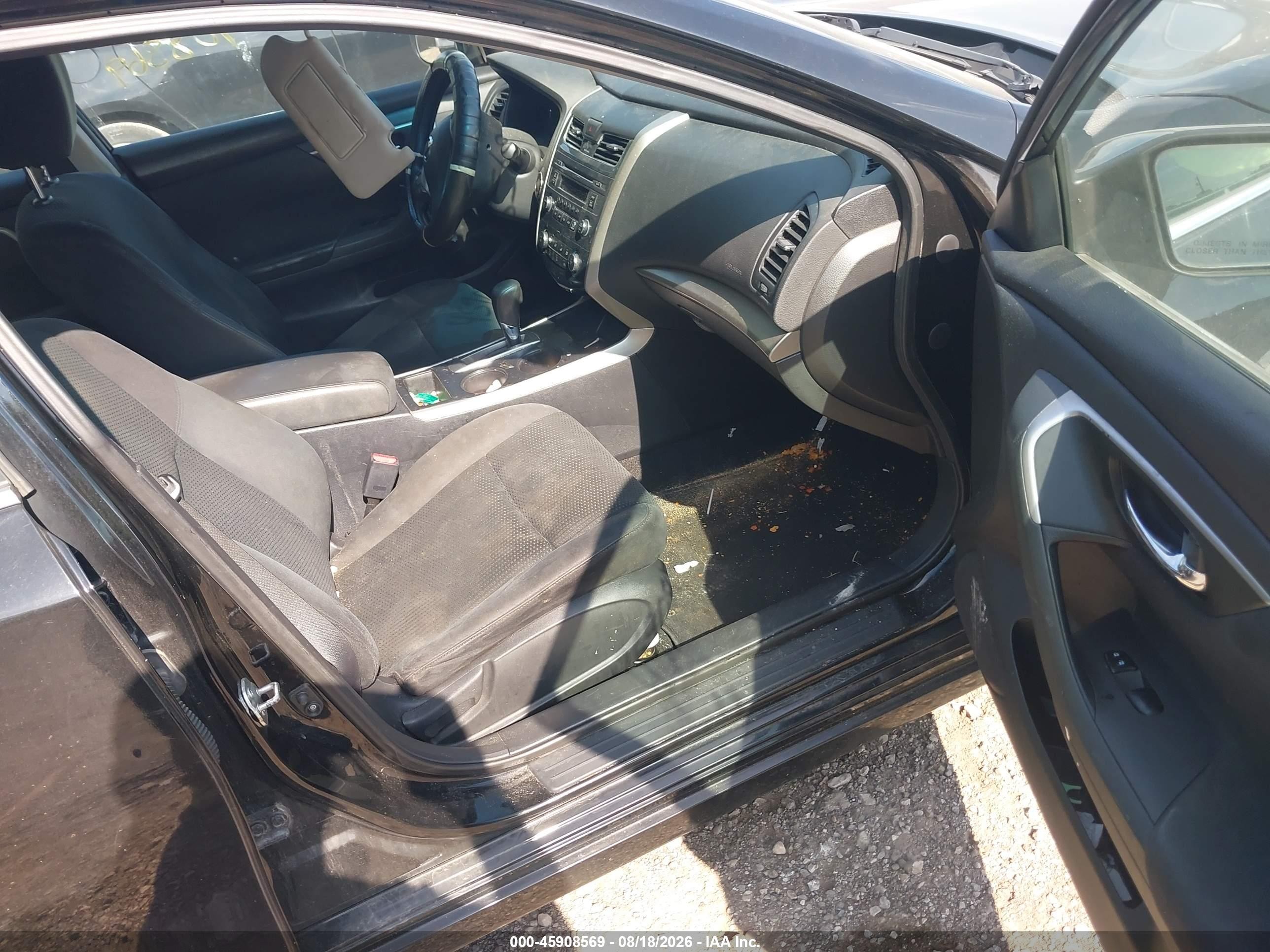 2015 Nissan Altima 2.5 S Black vin: 1N4AL3AP9FC113340