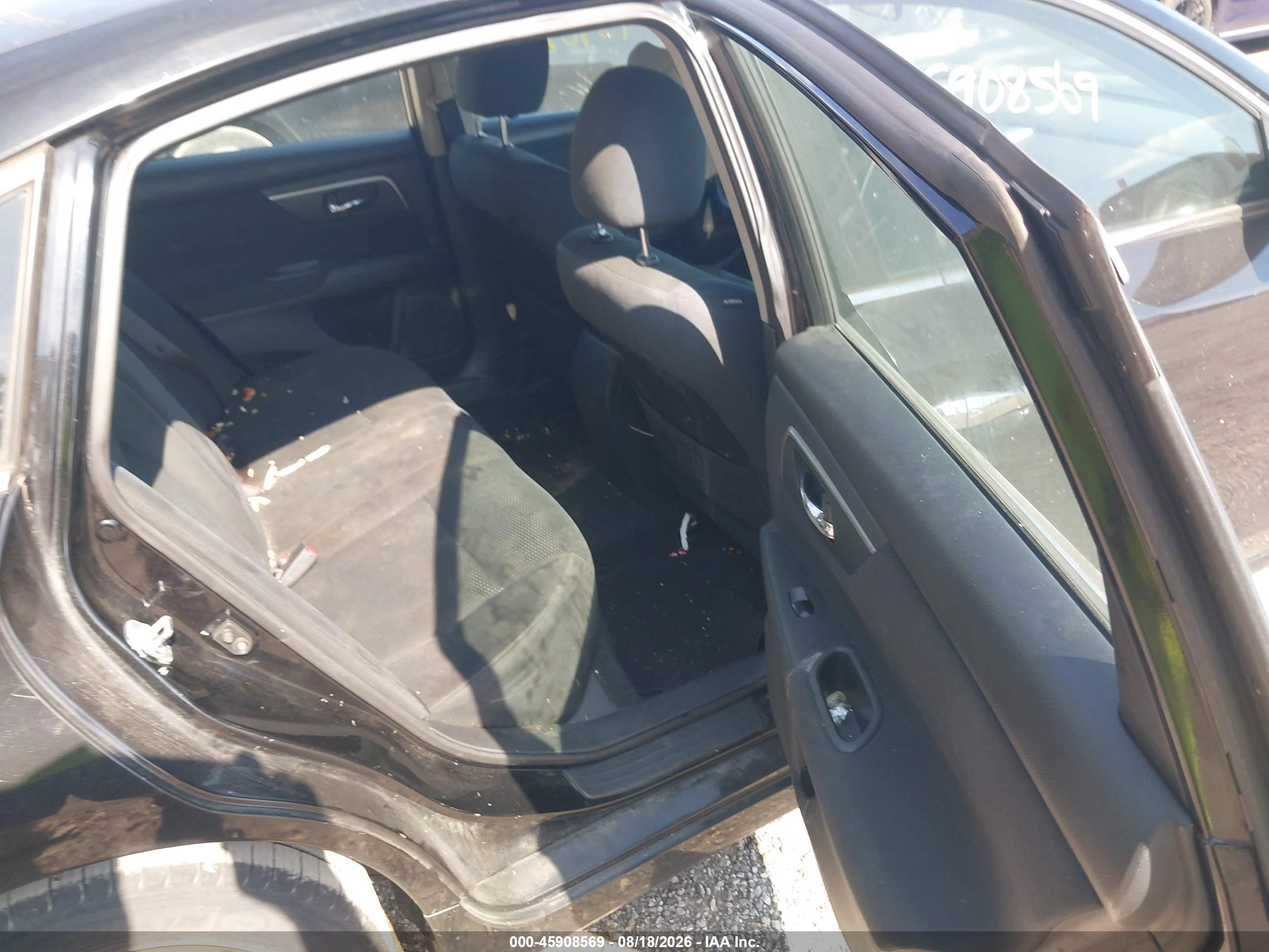 2015 Nissan Altima 2.5 S Black vin: 1N4AL3AP9FC113340