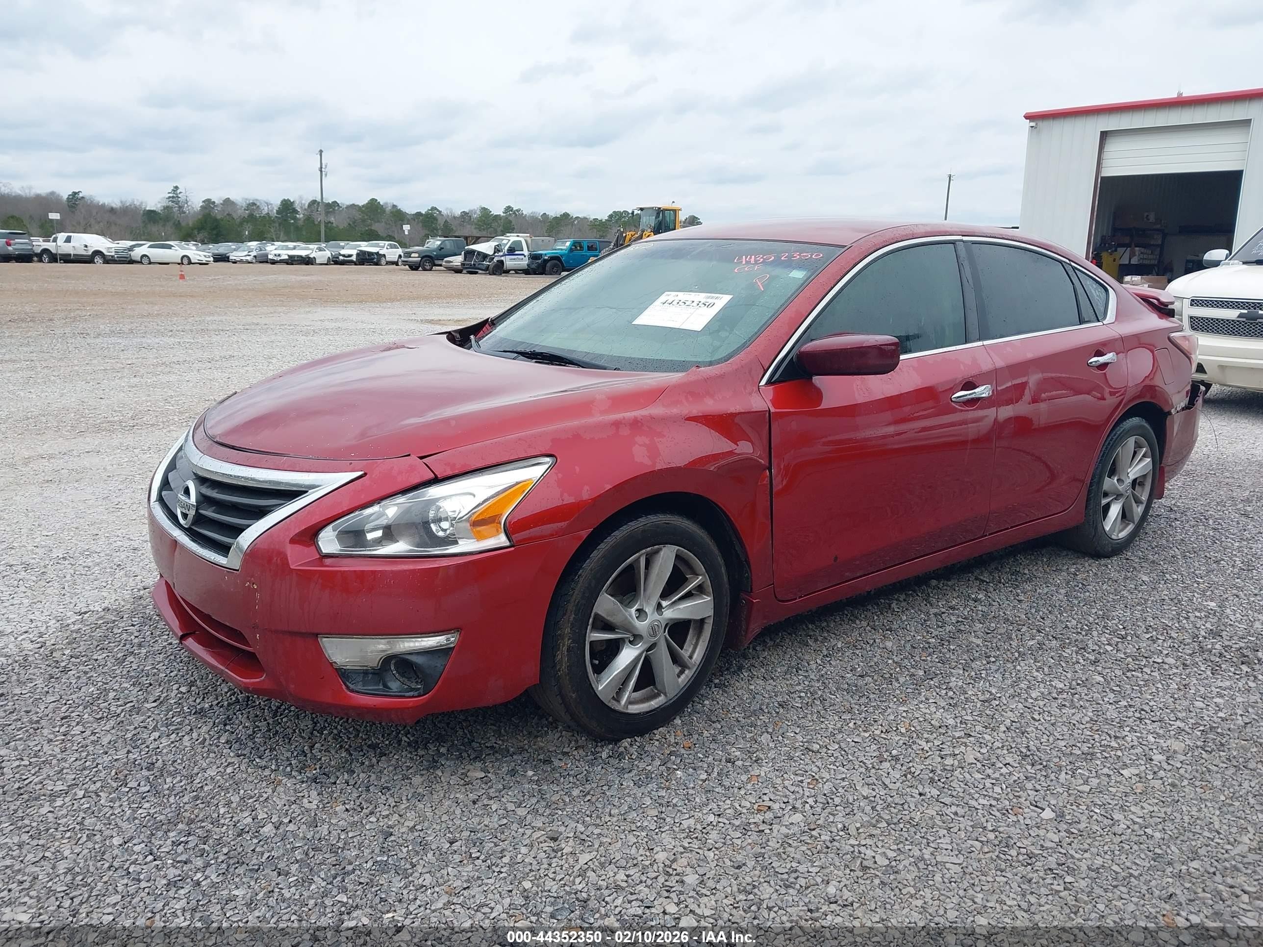 2015 Nissan Altima 2.5 Sv Red vin: 1N4AL3AP9FC116061