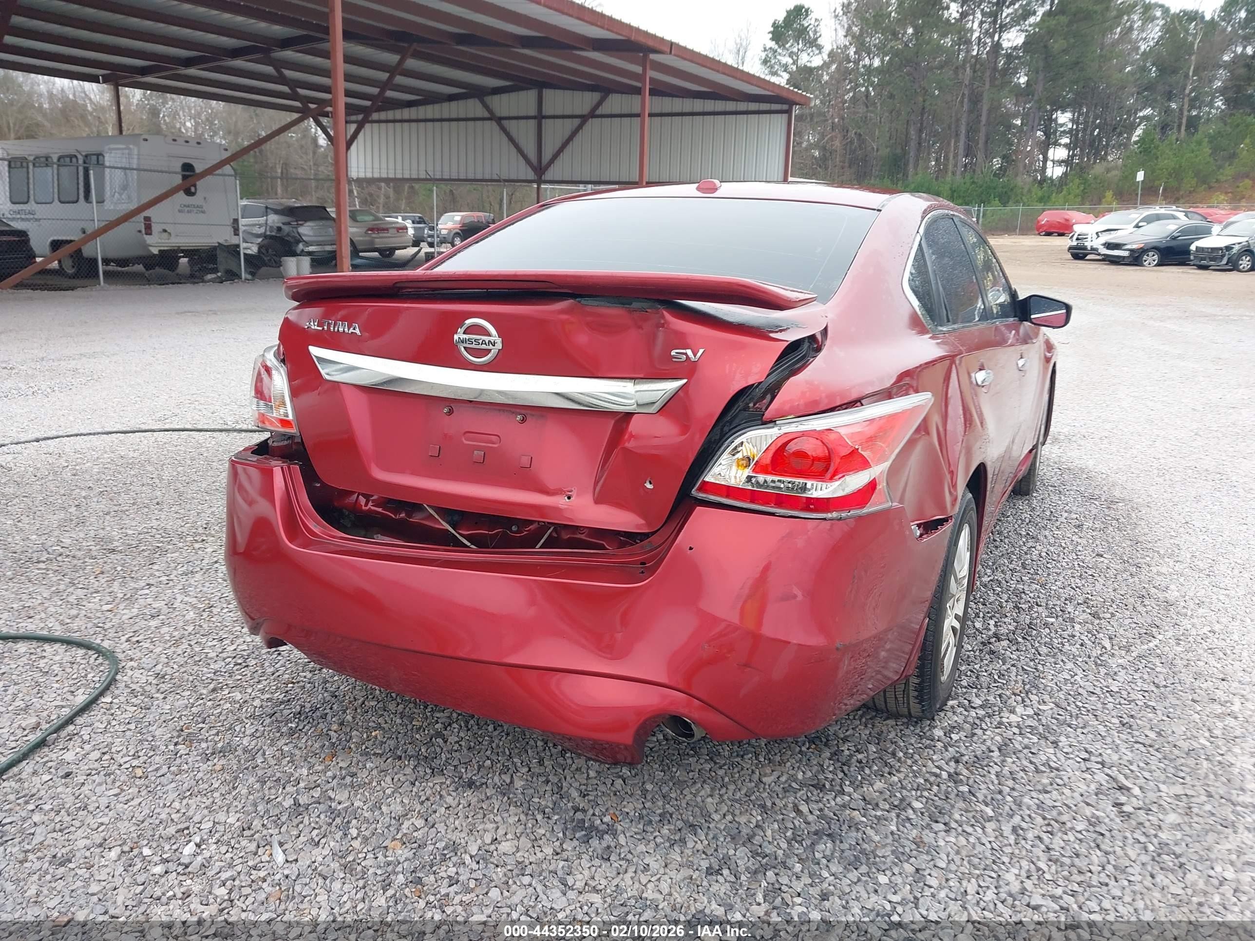 2015 Nissan Altima 2.5 Sv Red vin: 1N4AL3AP9FC116061