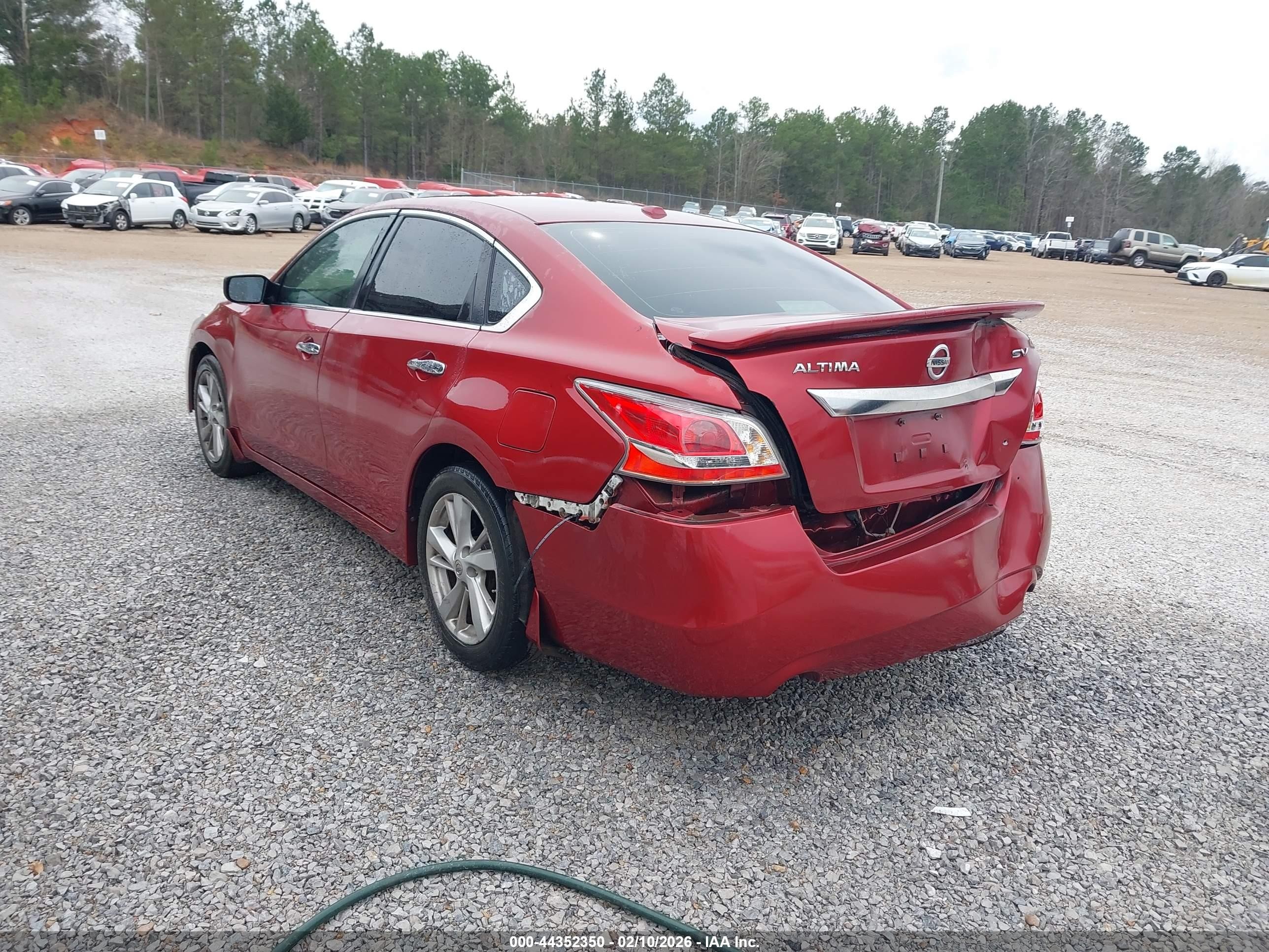 2015 Nissan Altima 2.5 Sv Red vin: 1N4AL3AP9FC116061