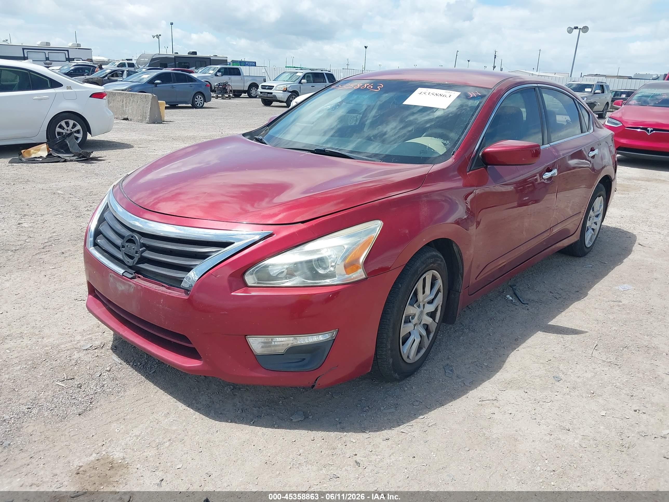 2015 Nissan Altima 2.5 S Red vin: 1N4AL3AP9FC123205