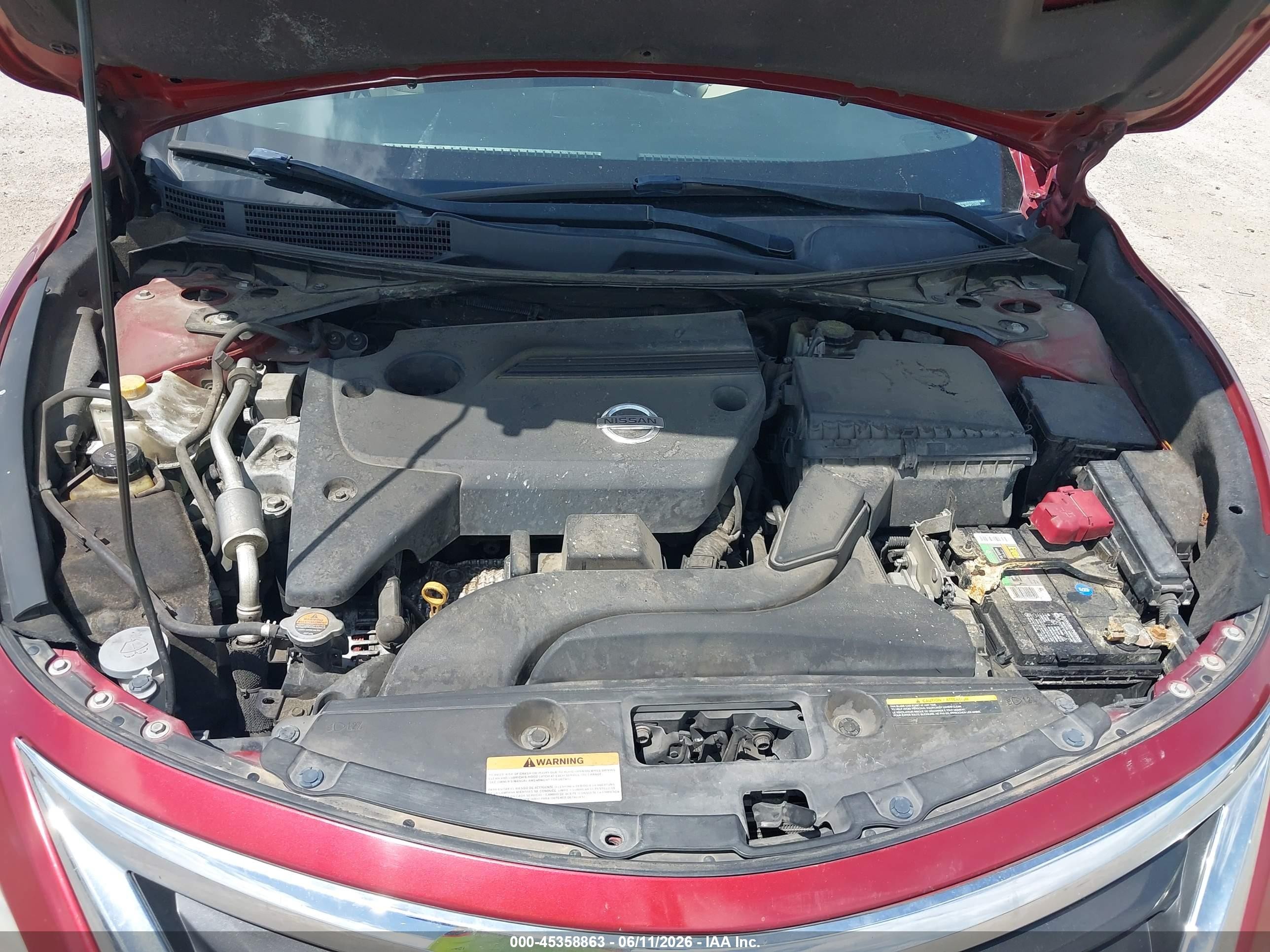 2015 Nissan Altima 2.5 S Red vin: 1N4AL3AP9FC123205