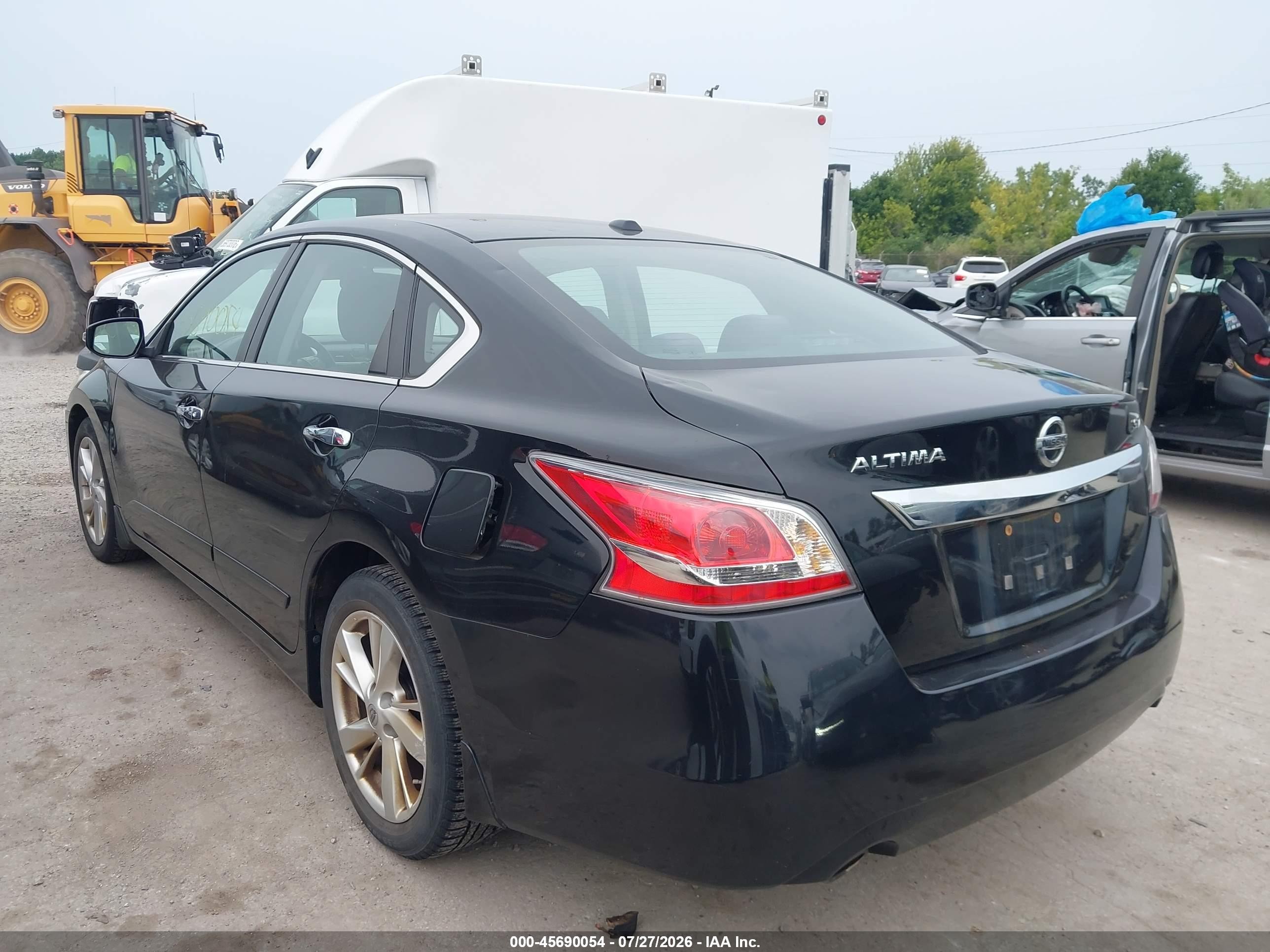 2015 Nissan Altima 2.5 Sv Black vin: 1N4AL3AP9FC134057