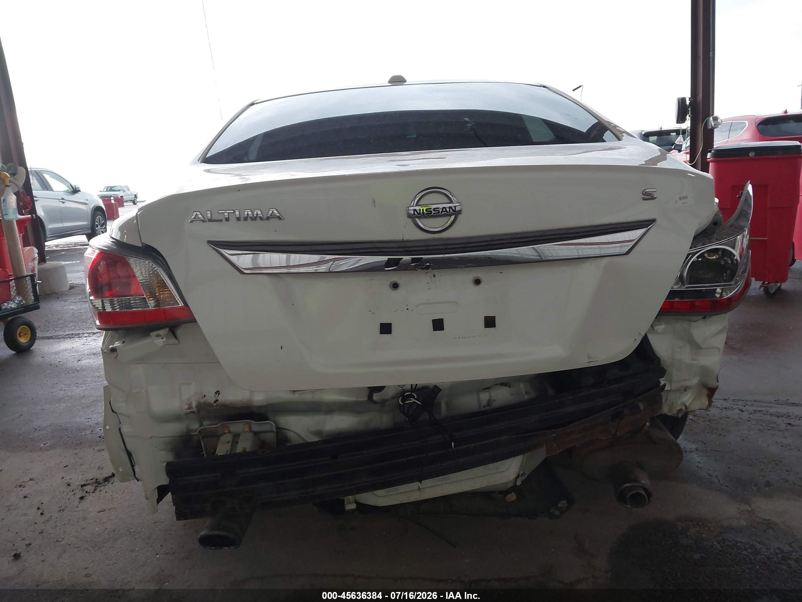 2015 Nissan Altima 2.5 Sl White vin: 1N4AL3AP9FC139212
