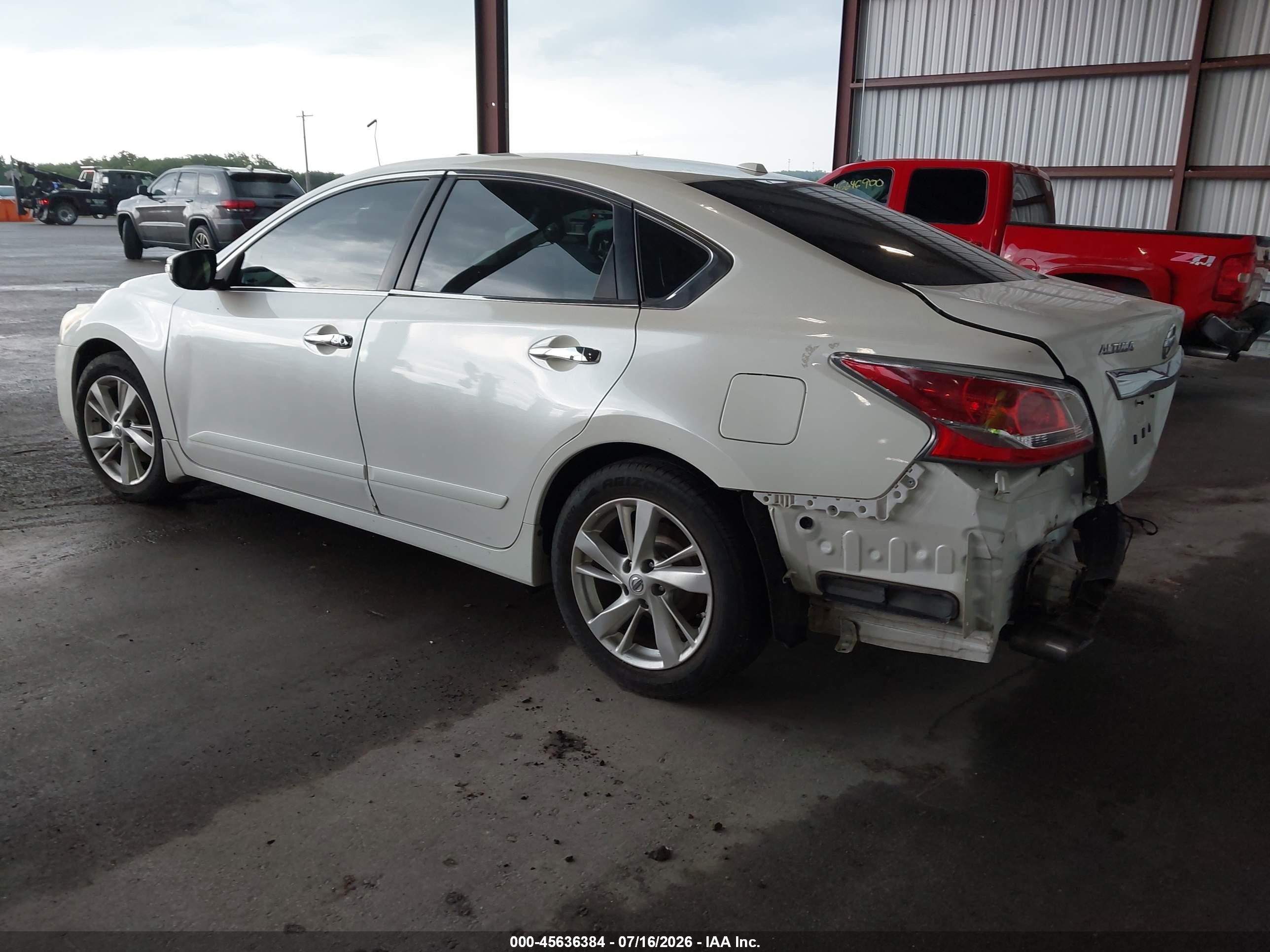 2015 Nissan Altima 2.5 Sl White vin: 1N4AL3AP9FC139212