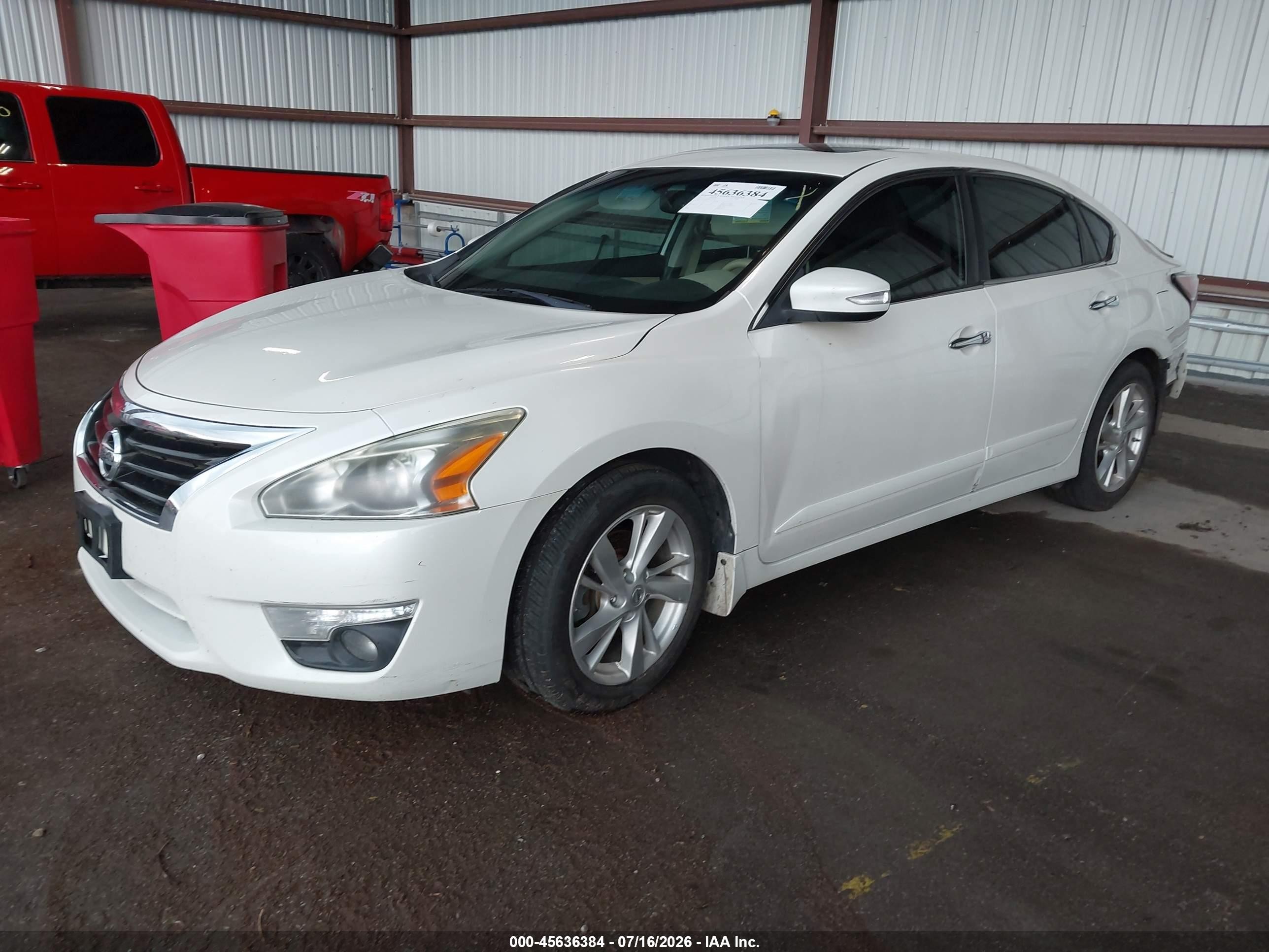 2015 Nissan Altima 2.5 Sl White vin: 1N4AL3AP9FC139212