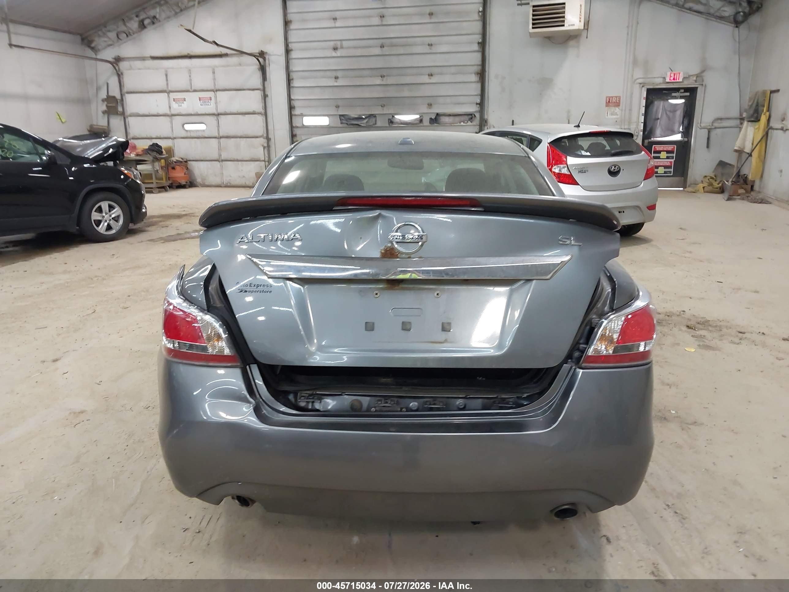 2015 Nissan Altima 2.5 Sl Silver vin: 1N4AL3AP9FC142496