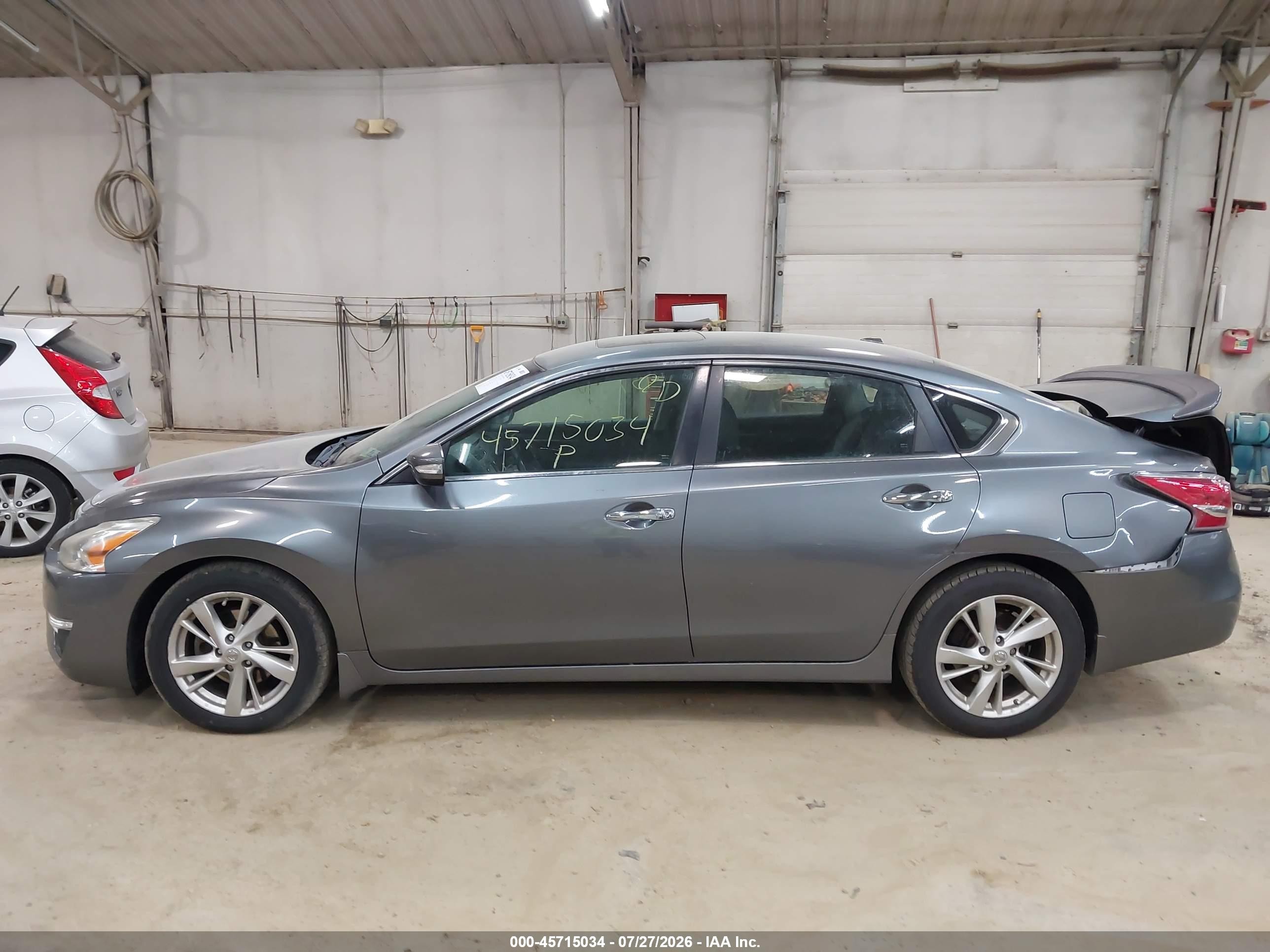 2015 Nissan Altima 2.5 Sl Silver vin: 1N4AL3AP9FC142496