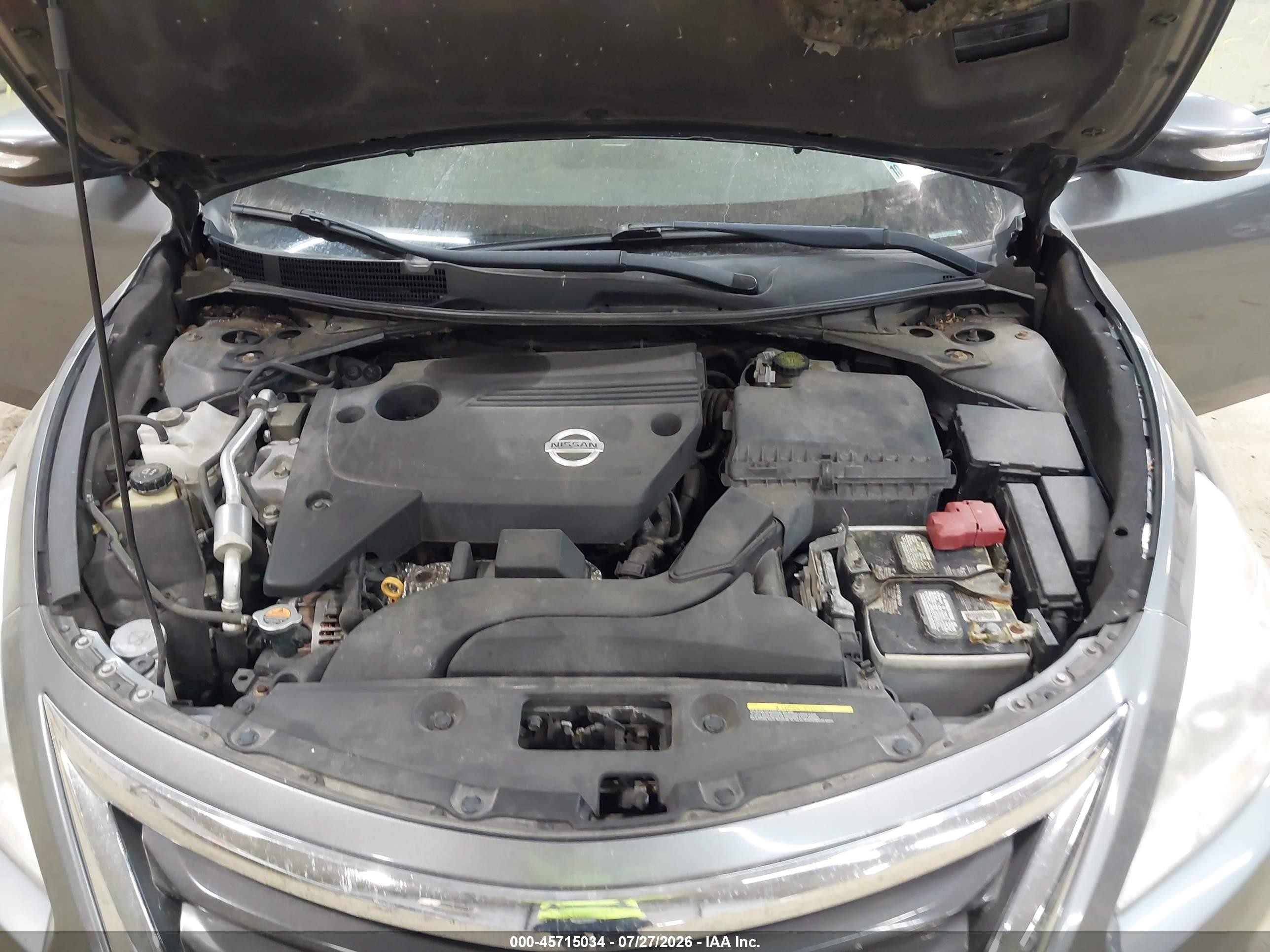 2015 Nissan Altima 2.5 Sl Silver vin: 1N4AL3AP9FC142496