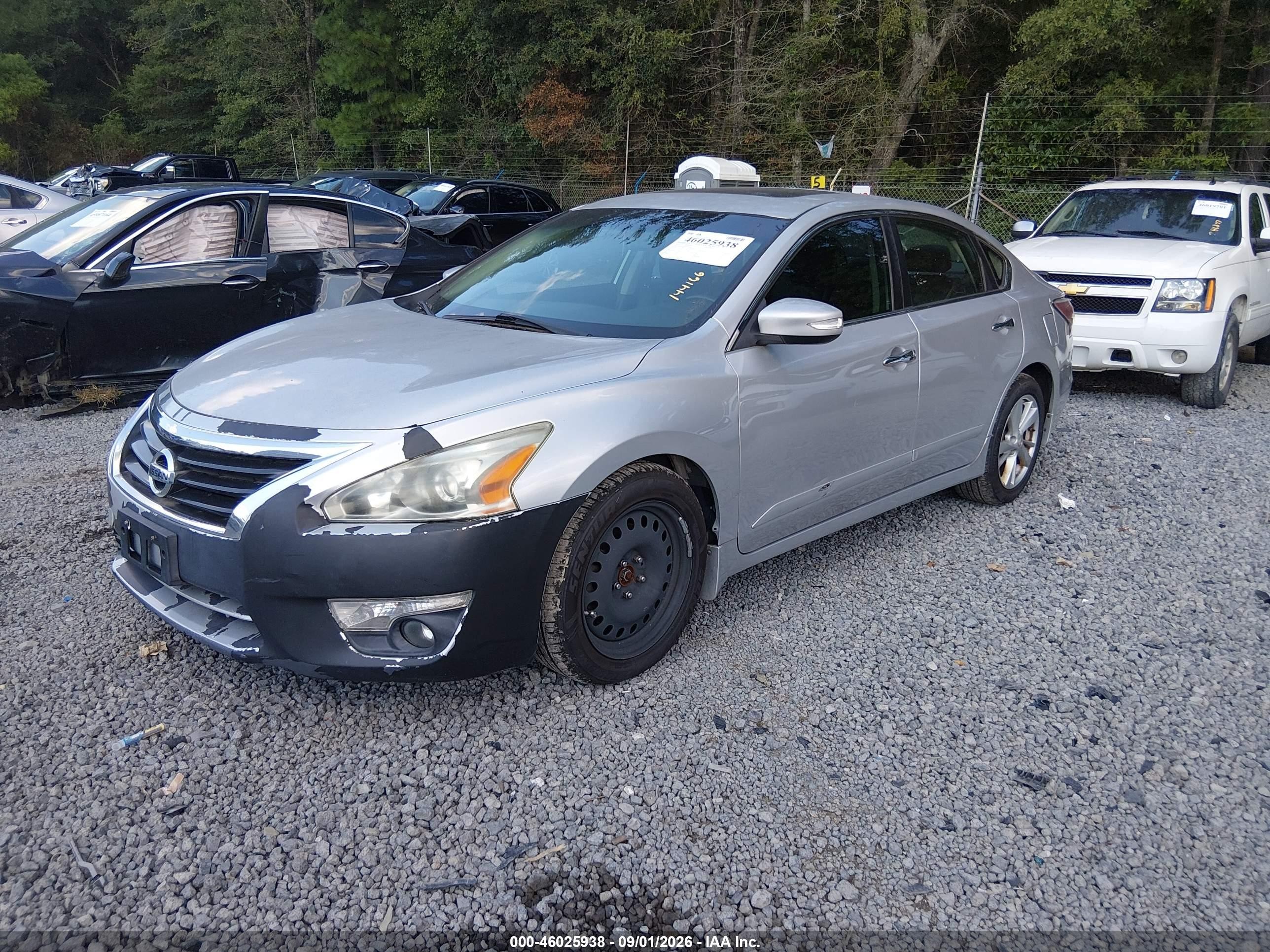 2015 Nissan Altima 2.5 Sl Silver vin: 1N4AL3AP9FC144166