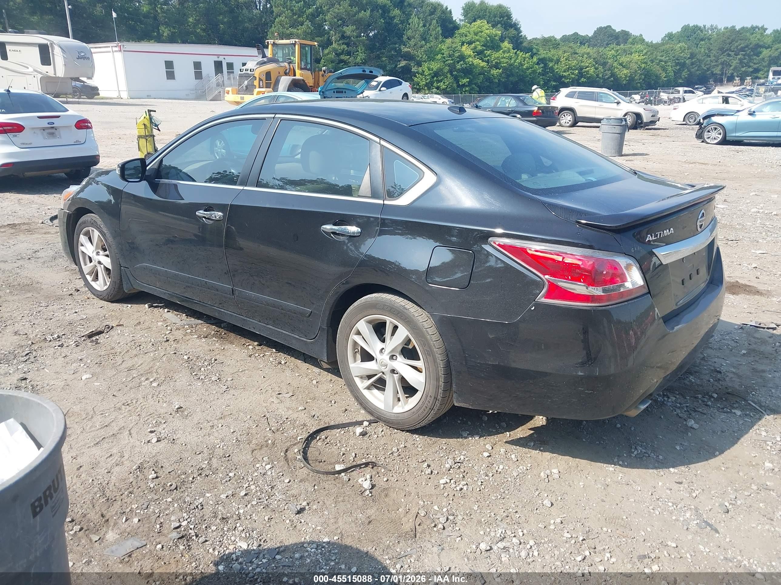 2015 Nissan Altima 2.5 Sv Black vin: 1N4AL3AP9FC171187