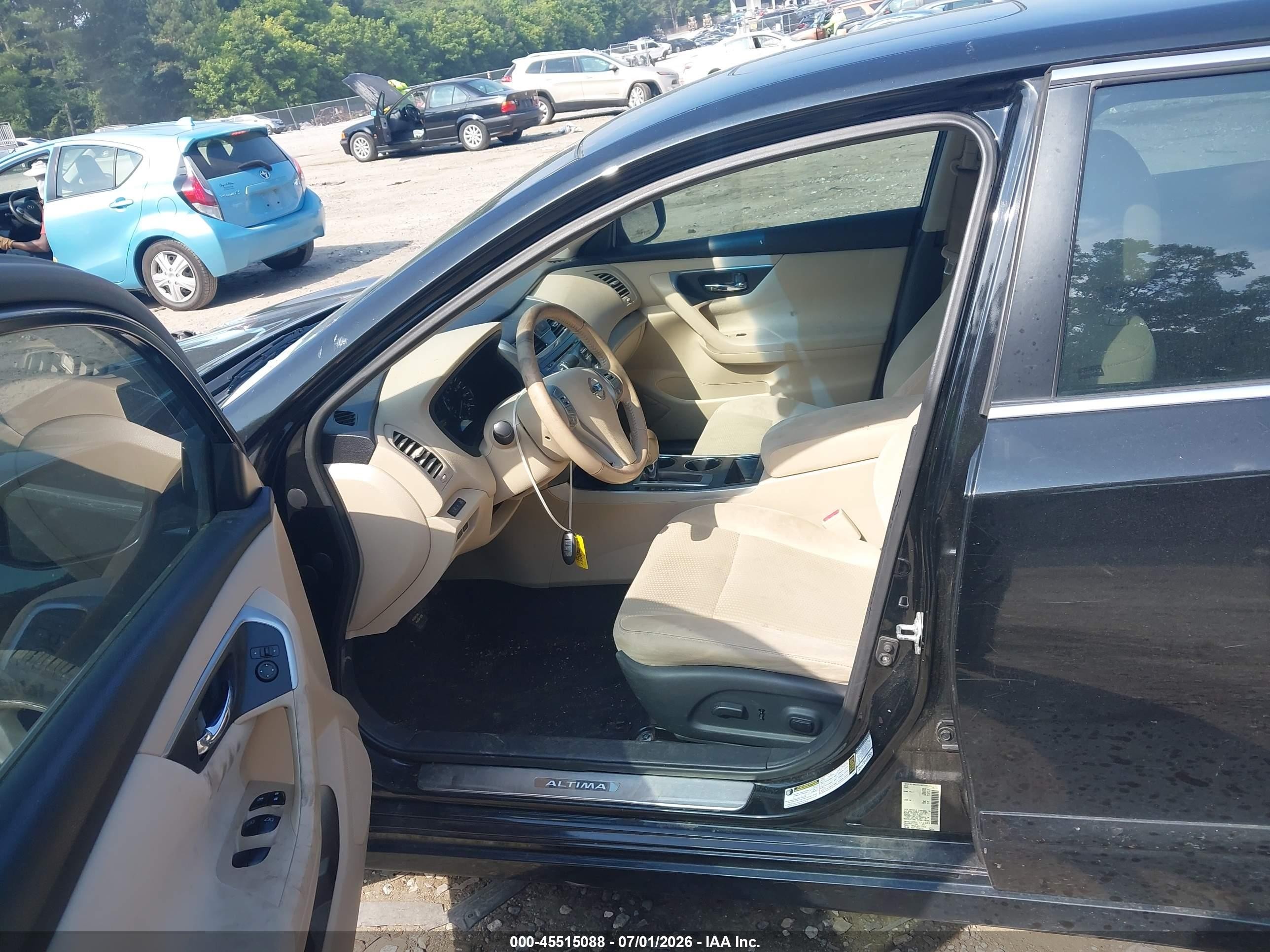 2015 Nissan Altima 2.5 Sv Black vin: 1N4AL3AP9FC171187
