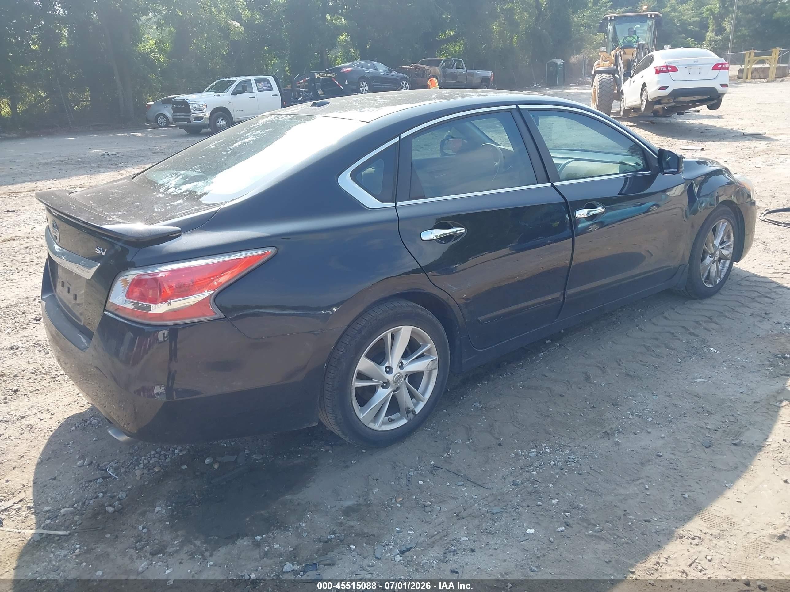 2015 Nissan Altima 2.5 Sv Black vin: 1N4AL3AP9FC171187