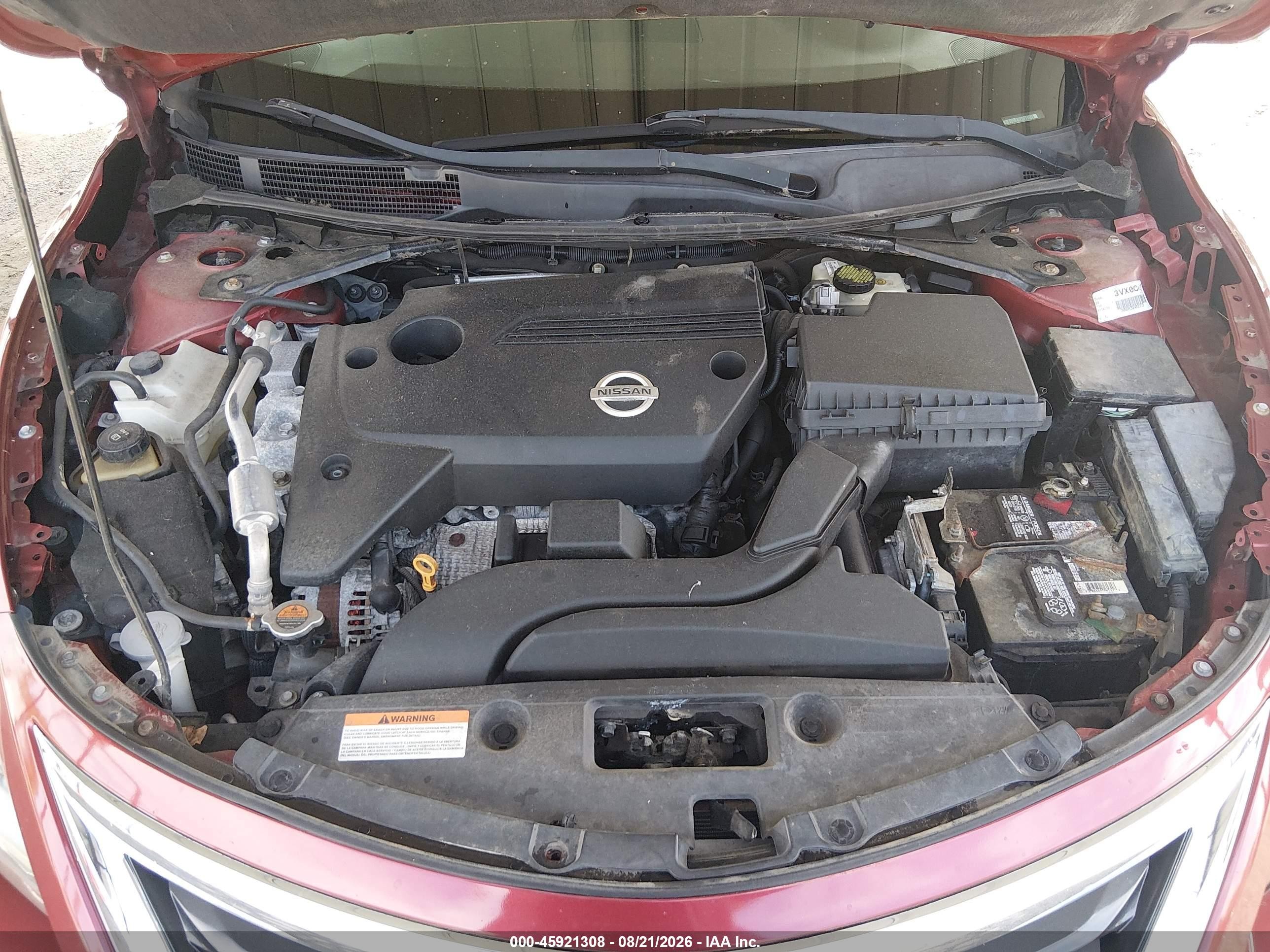2015 Nissan Altima 2.5 S Red vin: 1N4AL3AP9FC177250