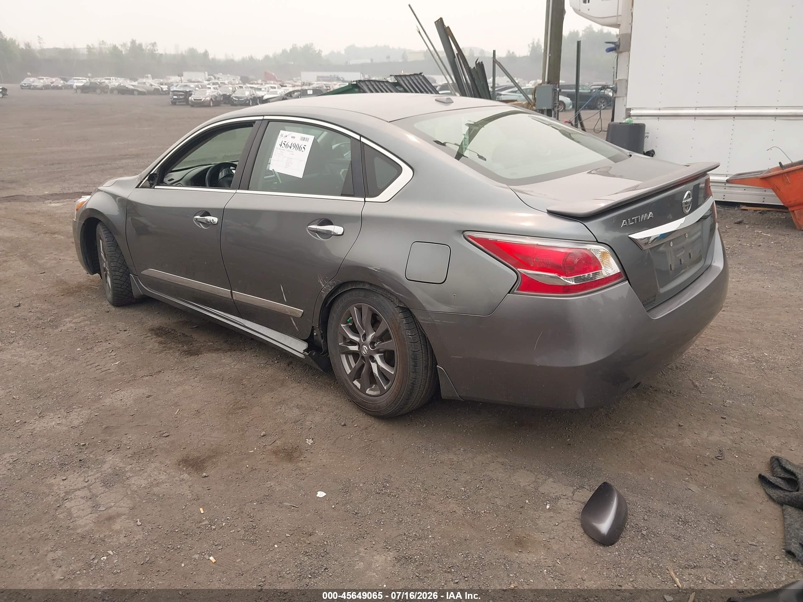 2015 Nissan Altima 2.5 S Gray vin: 1N4AL3AP9FC179094