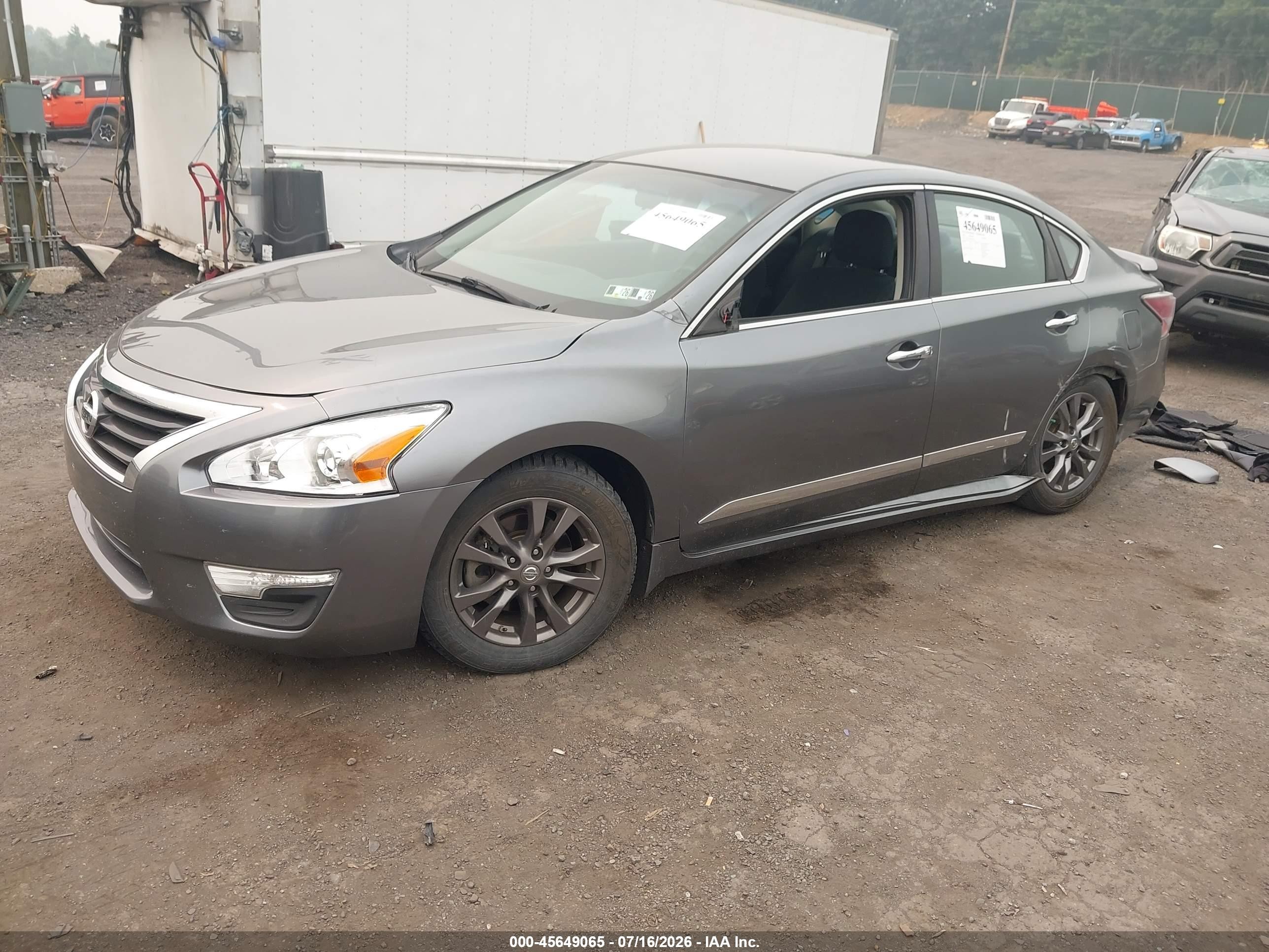 2015 Nissan Altima 2.5 S Gray vin: 1N4AL3AP9FC179094