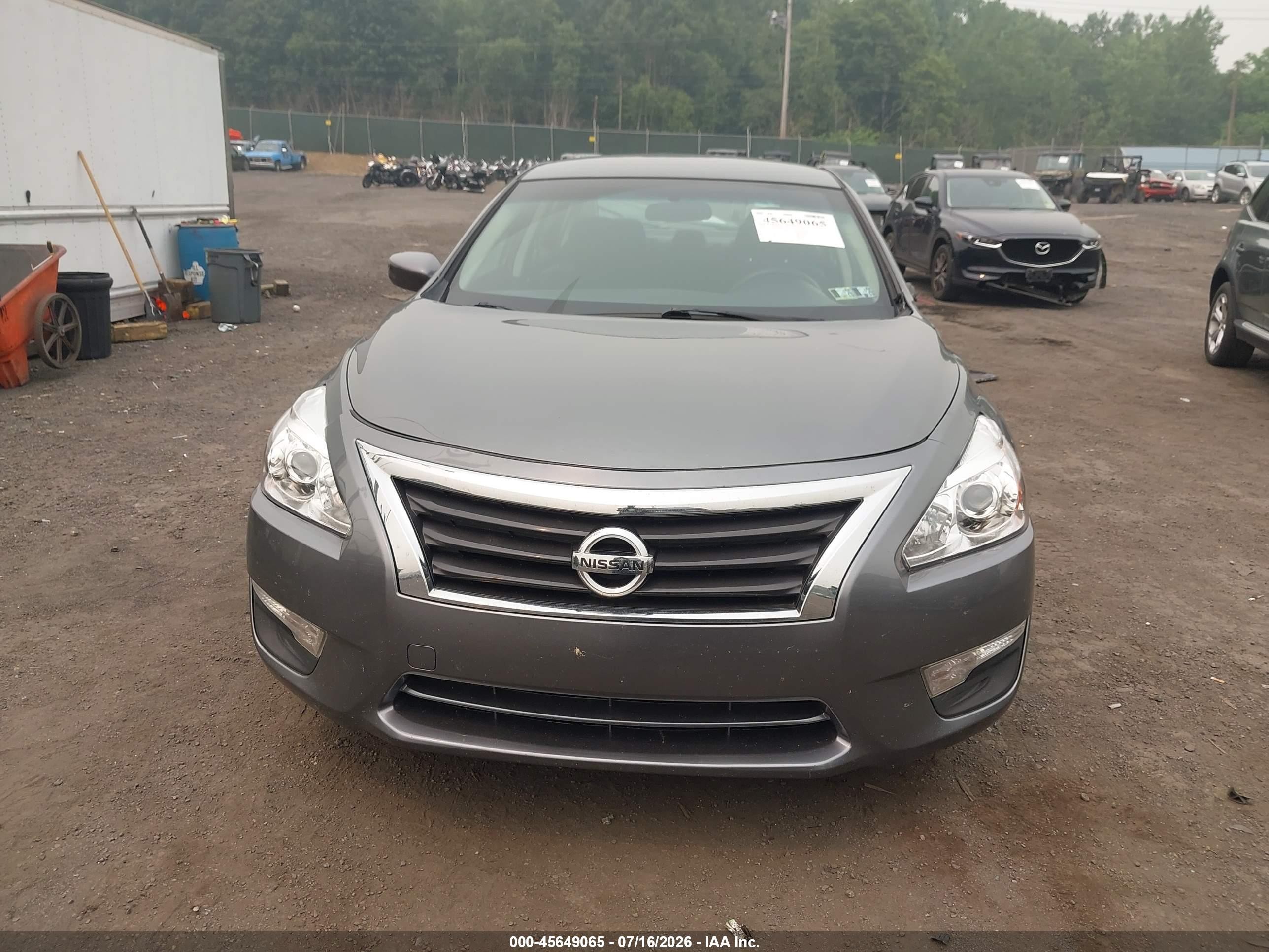 2015 Nissan Altima 2.5 S Gray vin: 1N4AL3AP9FC179094