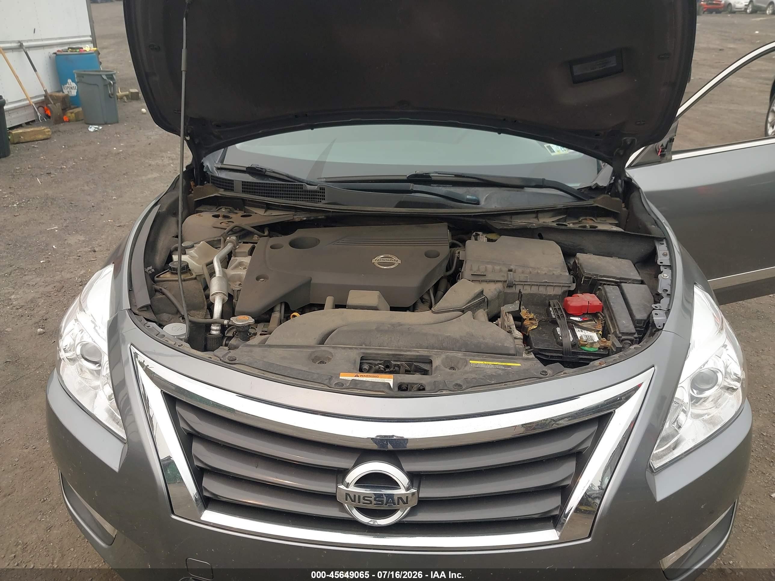 2015 Nissan Altima 2.5 S Gray vin: 1N4AL3AP9FC179094