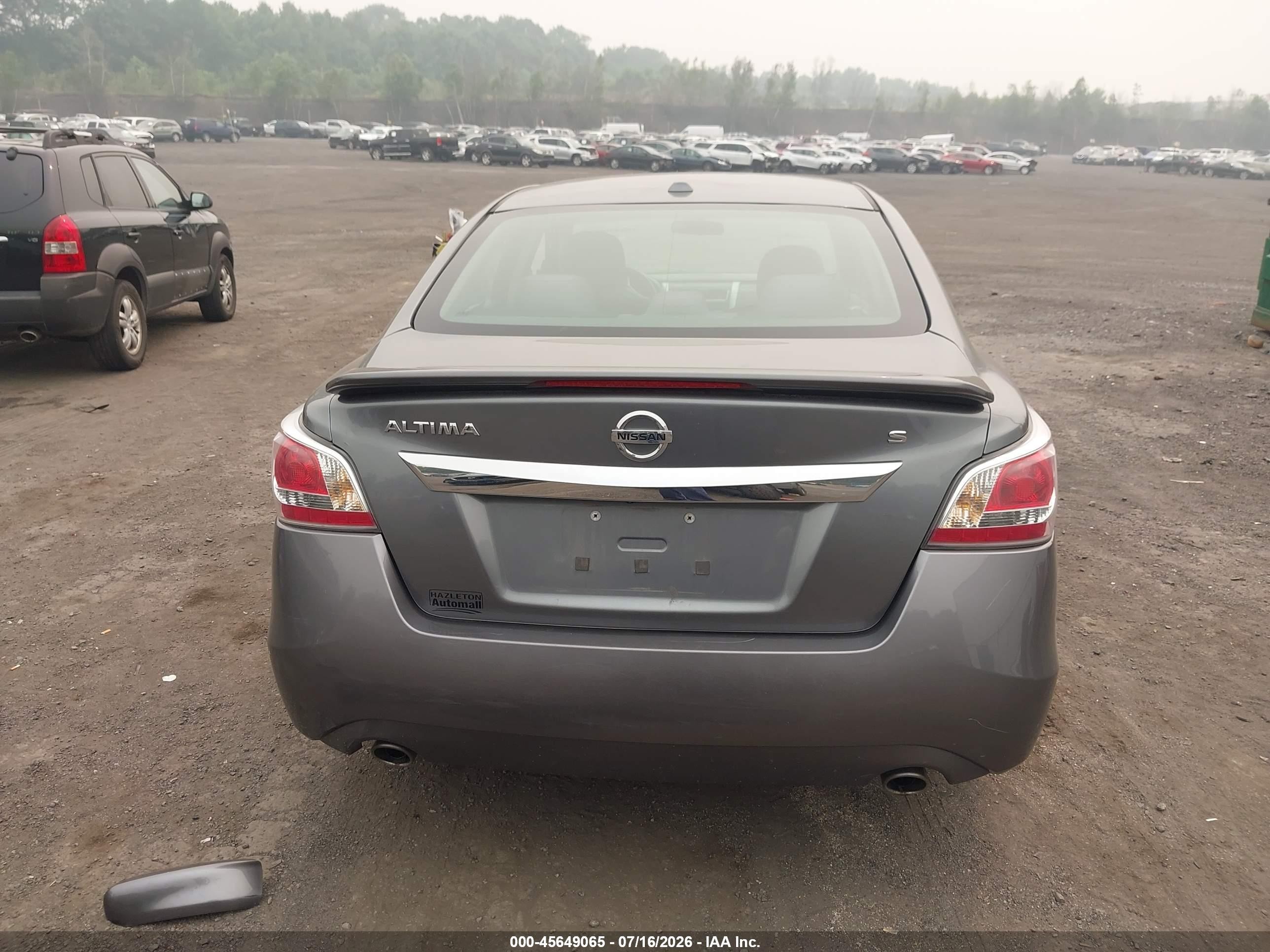2015 Nissan Altima 2.5 S Gray vin: 1N4AL3AP9FC179094