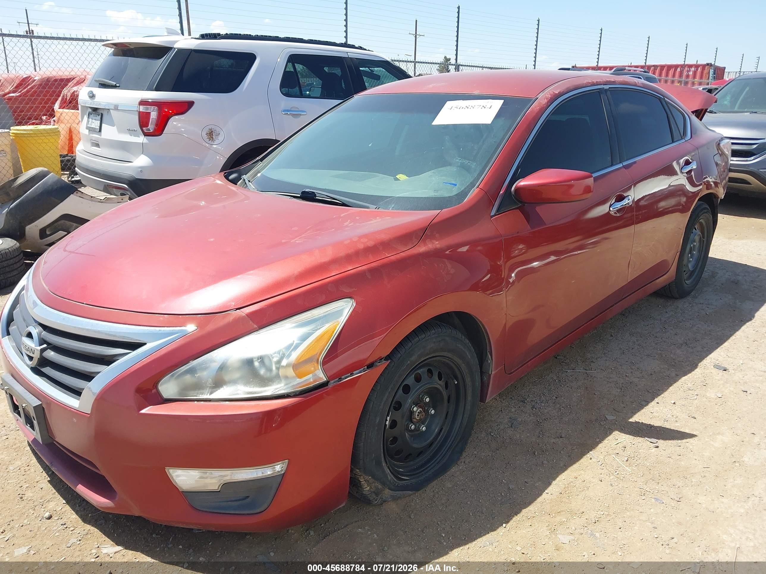2015 Nissan Altima 2.5/2.5 S/2.5 Sl/2.5 Sv Red vin: 1N4AL3AP9FC181461