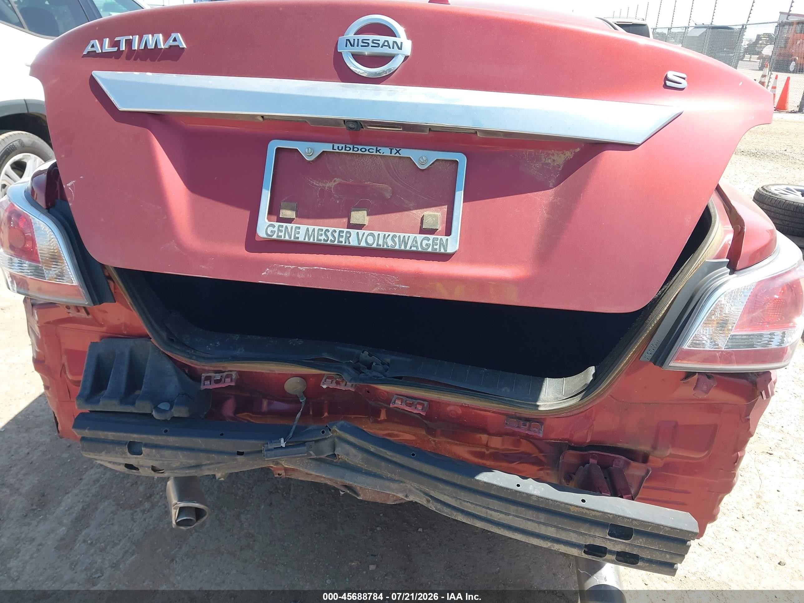 2015 Nissan Altima 2.5/2.5 S/2.5 Sl/2.5 Sv Red vin: 1N4AL3AP9FC181461