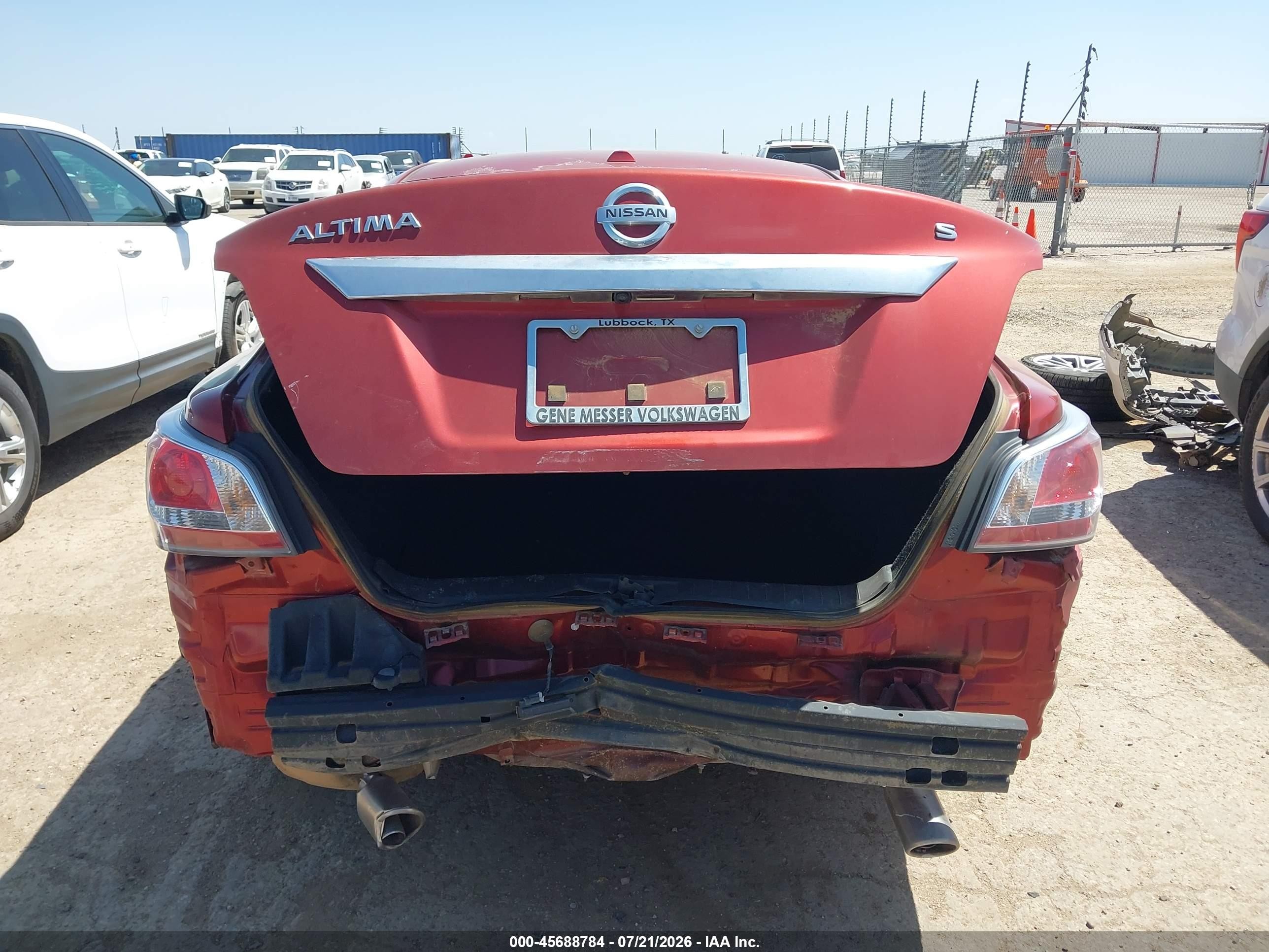 2015 Nissan Altima 2.5/2.5 S/2.5 Sl/2.5 Sv Red vin: 1N4AL3AP9FC181461