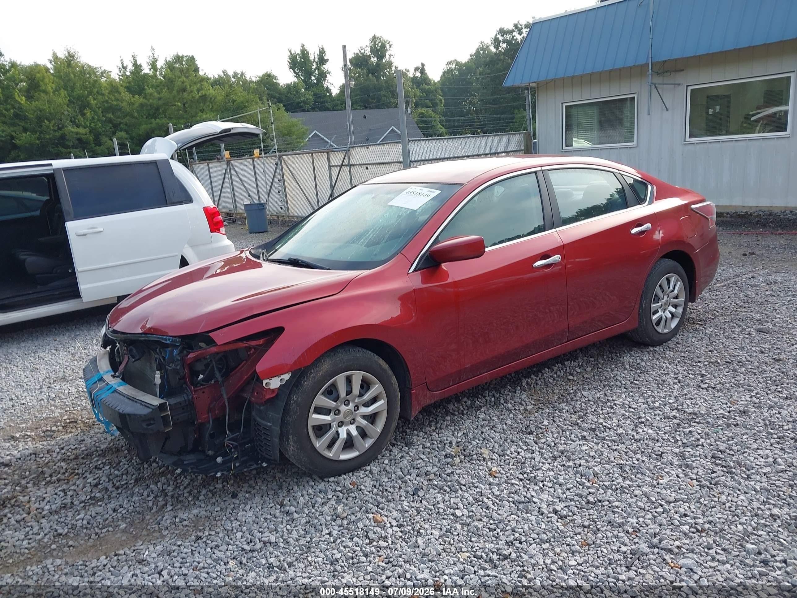 2015 Nissan Altima 2.5 S Red vin: 1N4AL3AP9FC201515