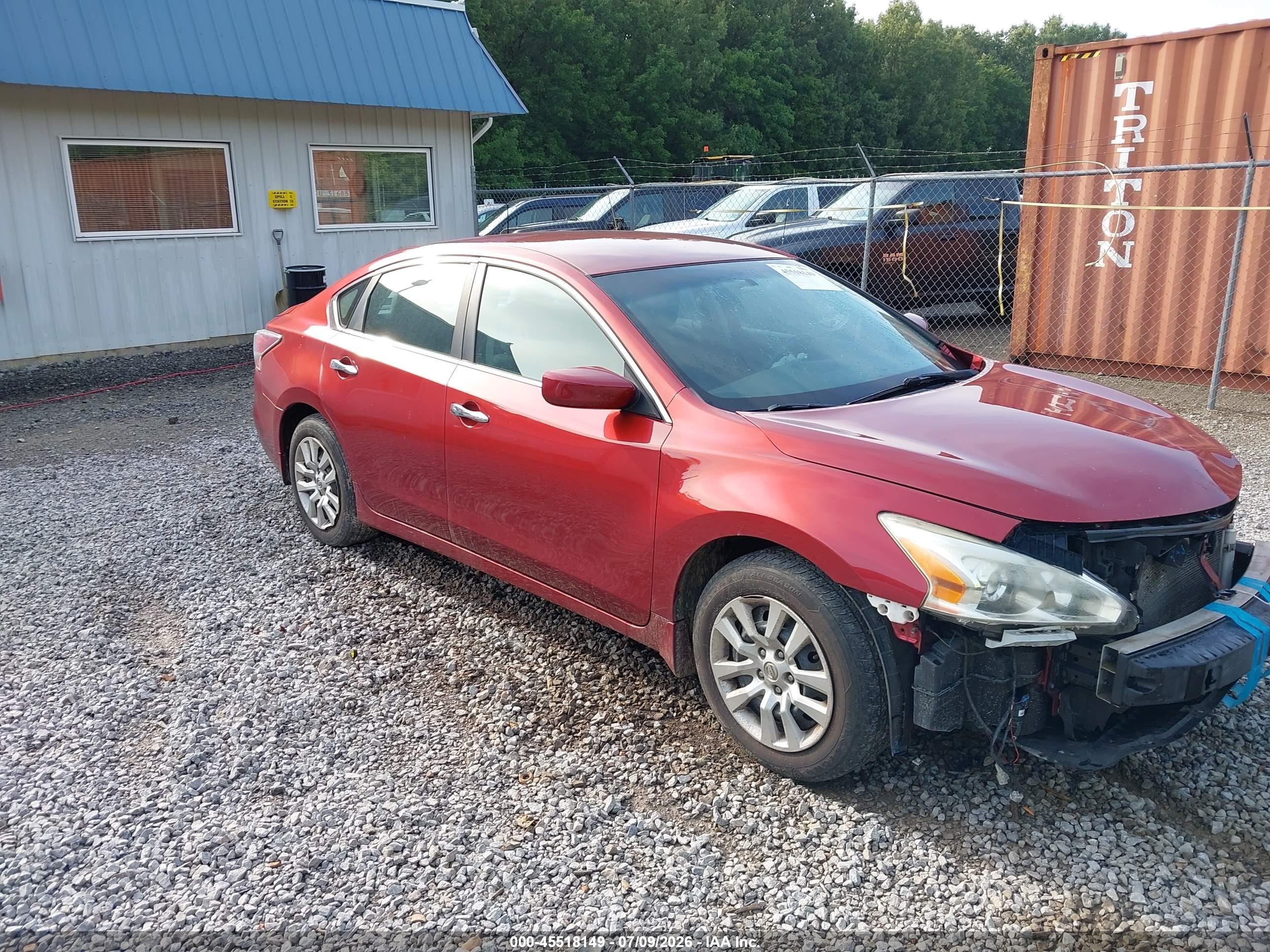 2015 Nissan Altima 2.5 S Red vin: 1N4AL3AP9FC201515