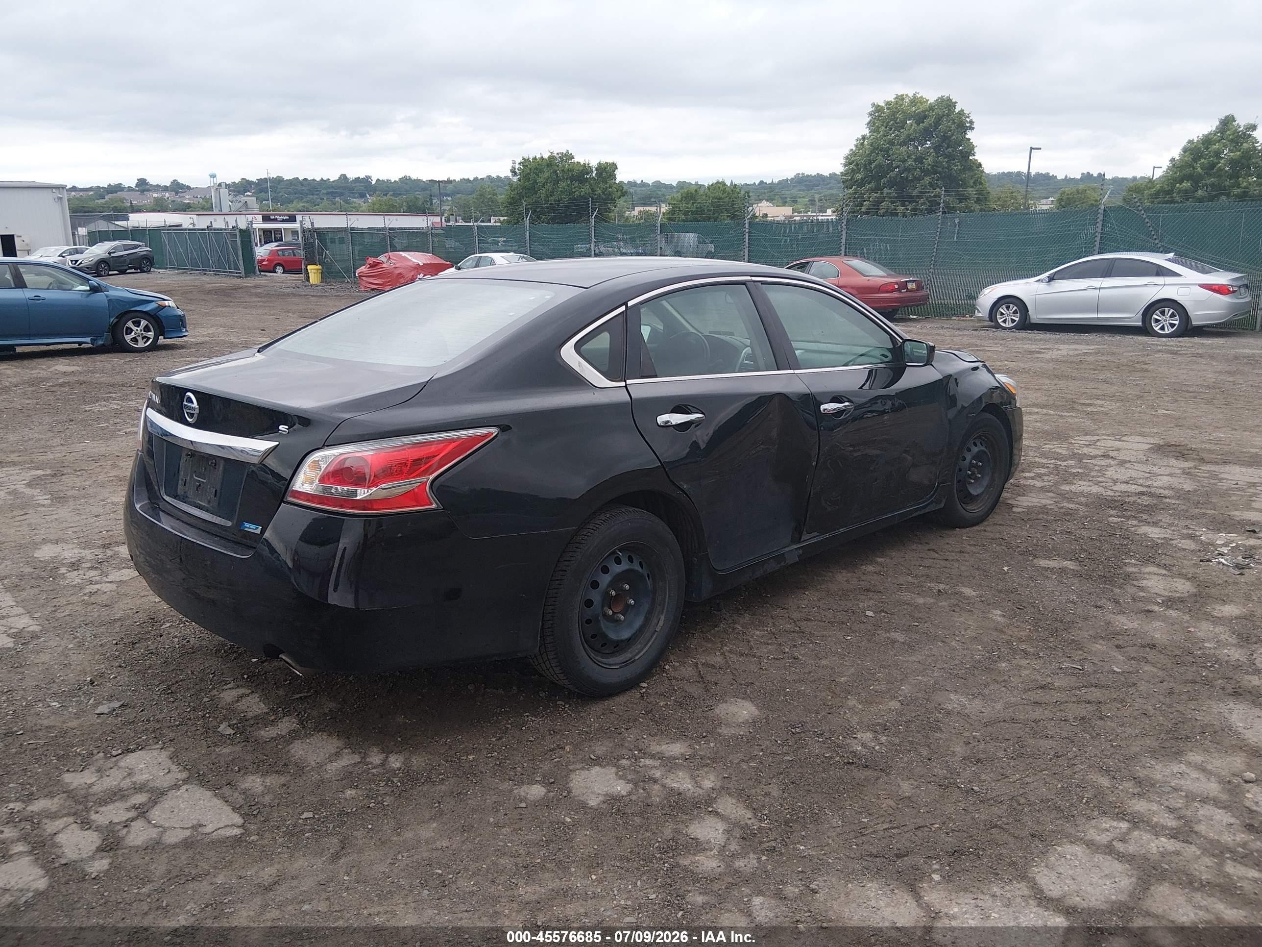2015 Nissan Altima 2.5 S Black vin: 1N4AL3AP9FC203457