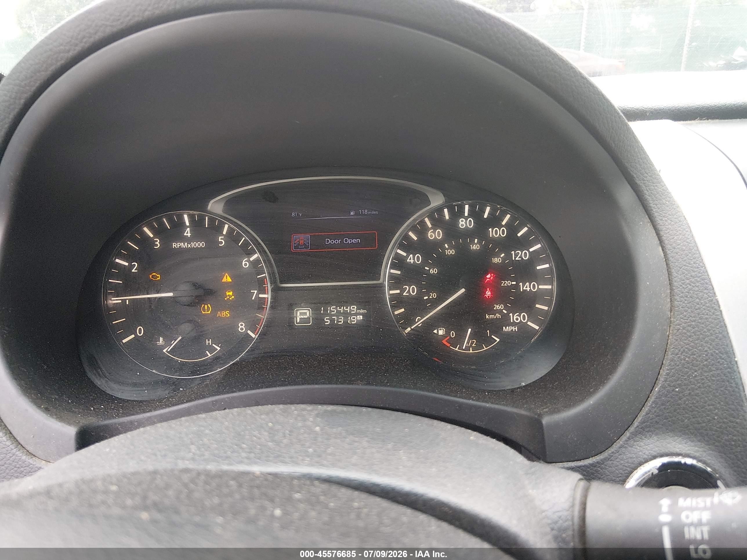 2015 Nissan Altima 2.5 S Black vin: 1N4AL3AP9FC203457
