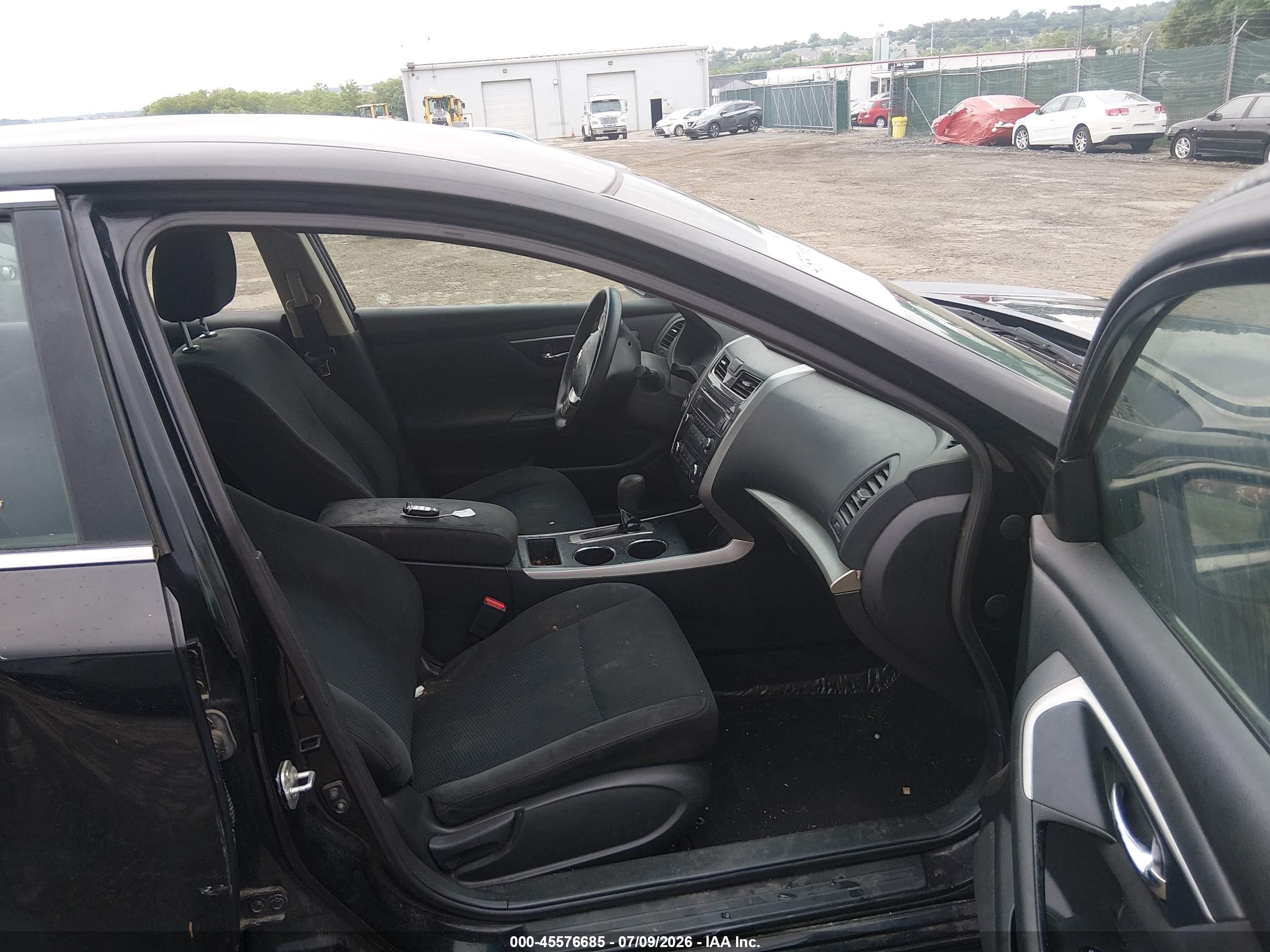 2015 Nissan Altima 2.5 S Black vin: 1N4AL3AP9FC203457