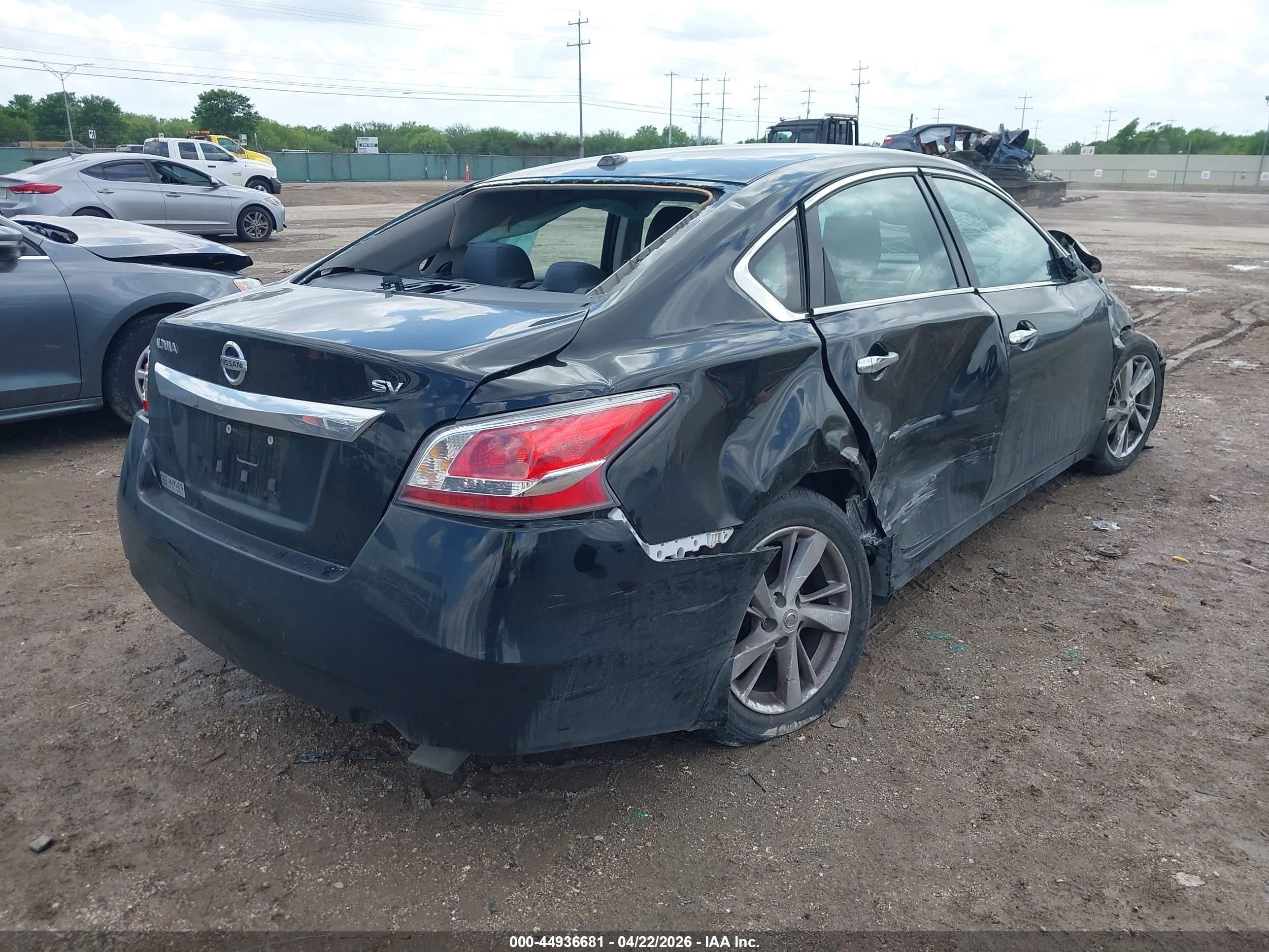 2015 Nissan Altima 2.5 Sv Black vin: 1N4AL3AP9FC223238