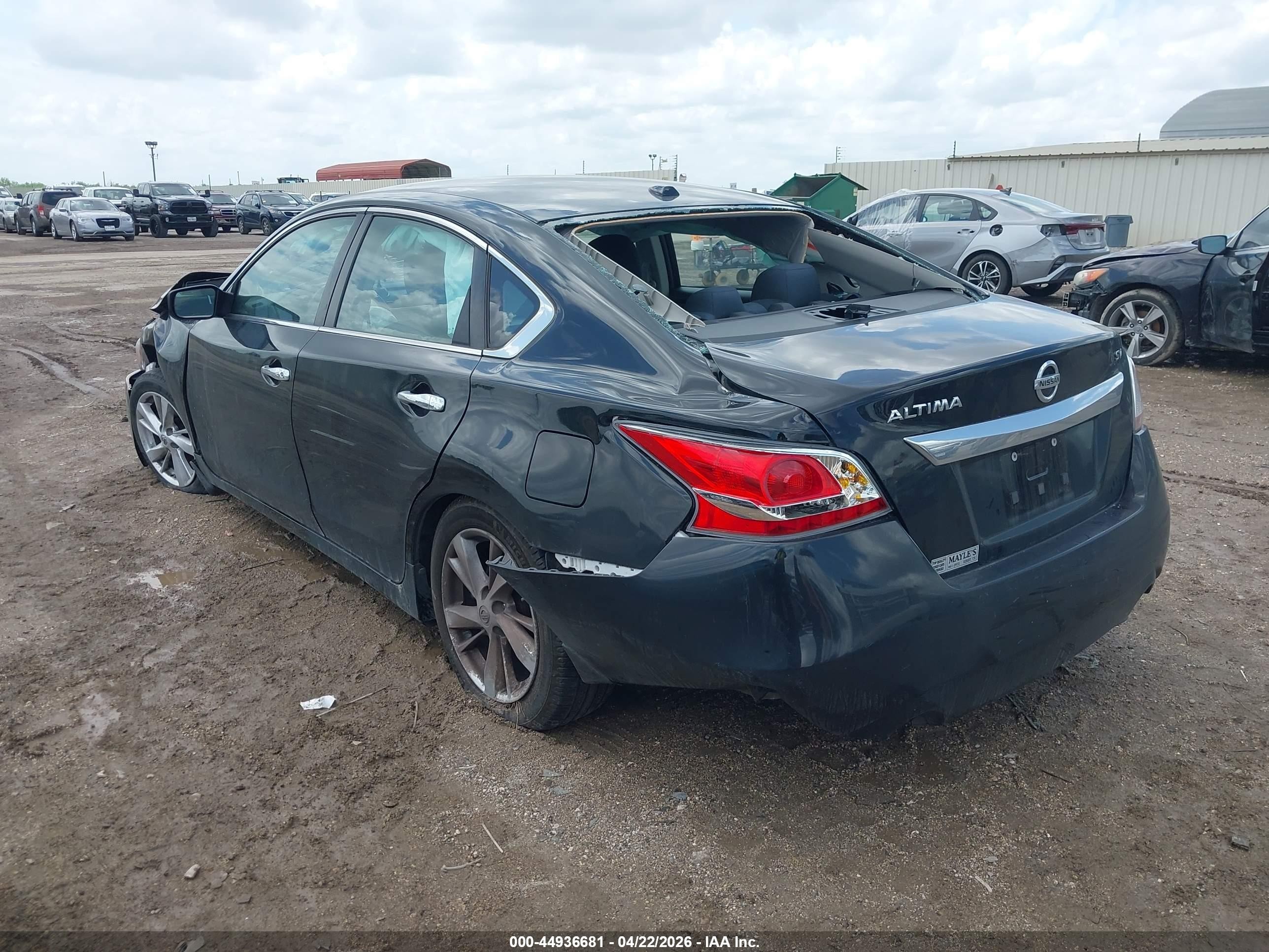 2015 Nissan Altima 2.5 Sv Black vin: 1N4AL3AP9FC223238