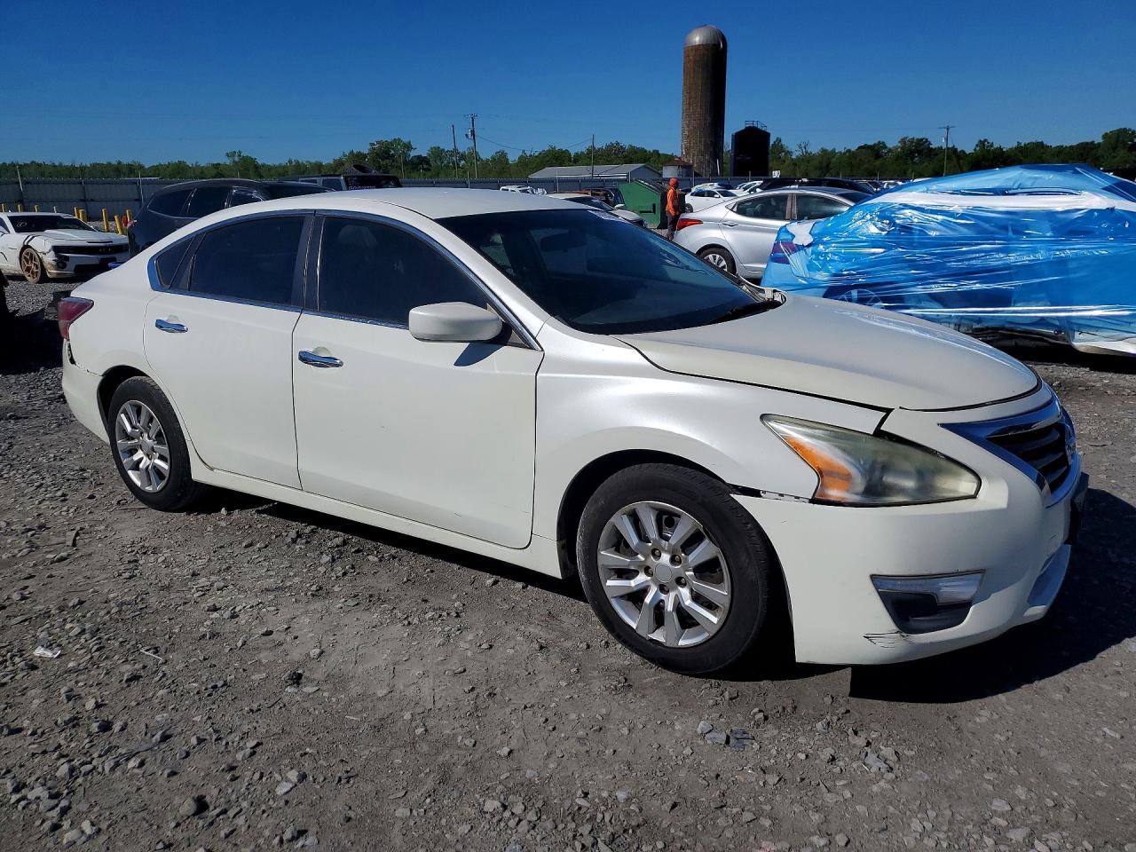 2015 Nissan Altima 2.5 S White vin: 1N4AL3AP9FC243828