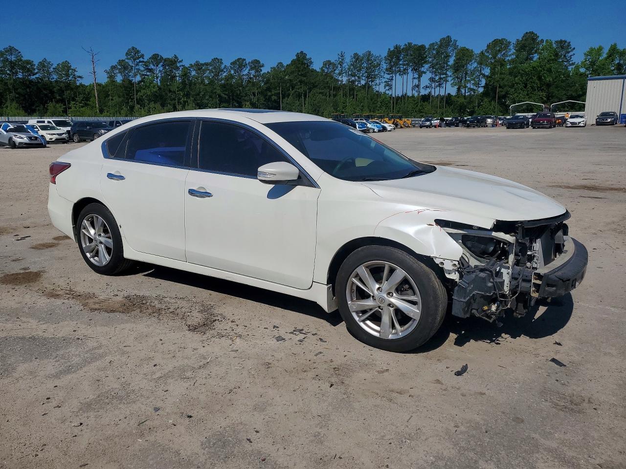 2015 Nissan Altima 2.5 Sl White vin: 1N4AL3AP9FC248009