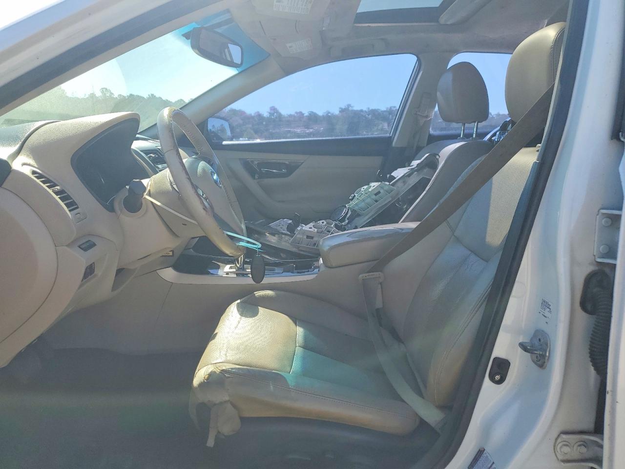 2015 Nissan Altima 2.5 Sl White vin: 1N4AL3AP9FC248009