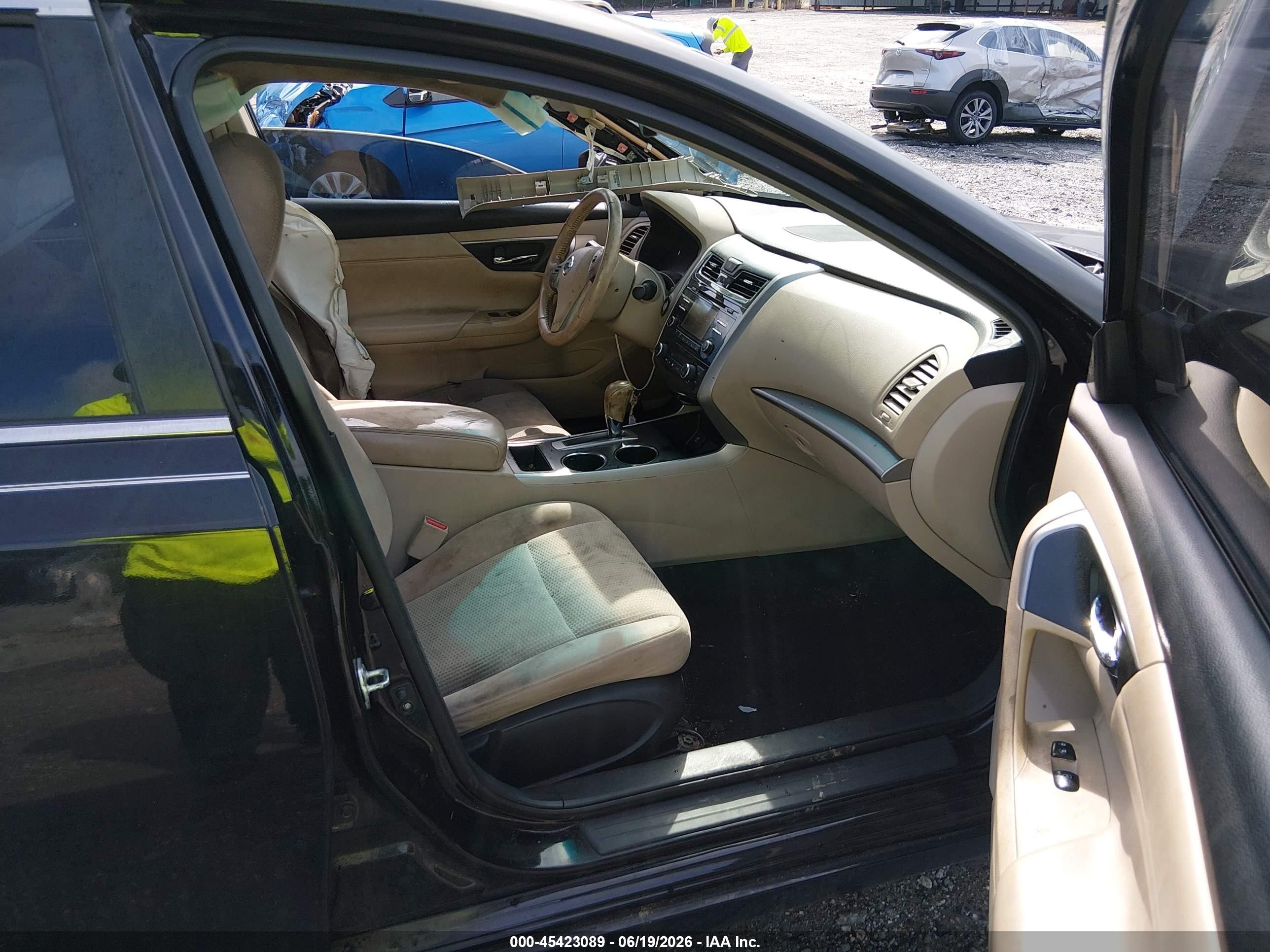 2015 Nissan Altima 2.5 Sv Black vin: 1N4AL3AP9FC255252