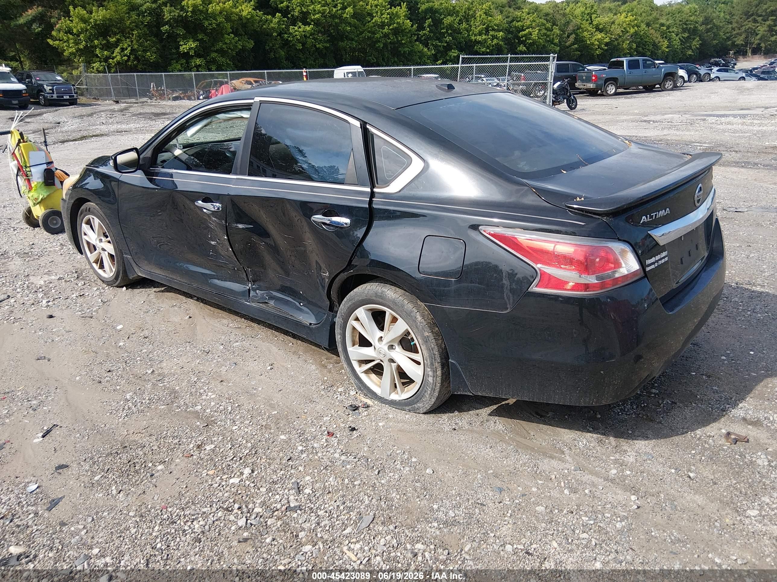 2015 Nissan Altima 2.5 Sv Black vin: 1N4AL3AP9FC255252