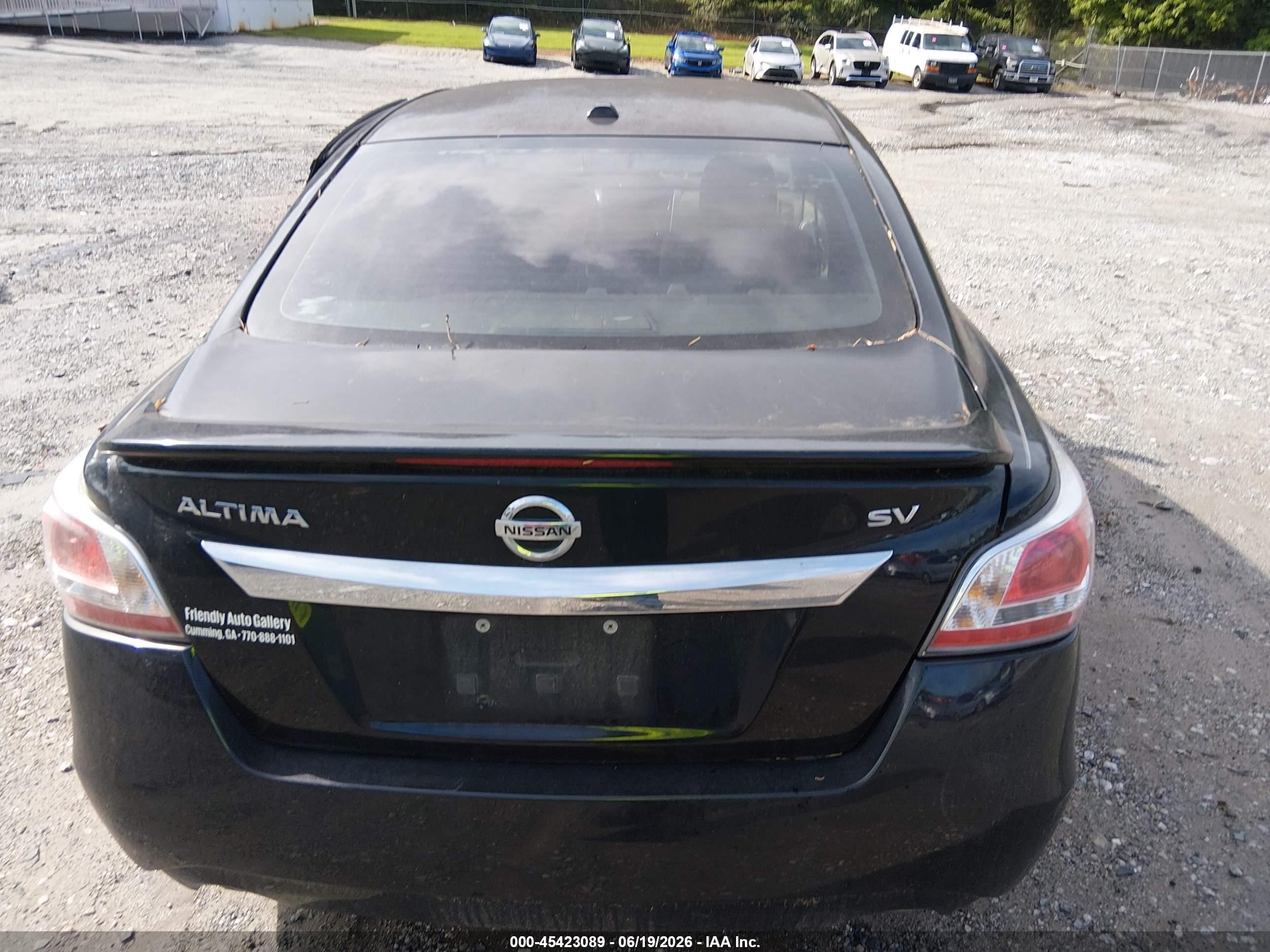 2015 Nissan Altima 2.5 Sv Black vin: 1N4AL3AP9FC255252
