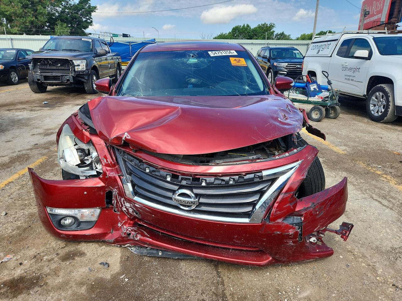 2015 Nissan Altima 2.5 Sv Бордовый vin: 1N4AL3AP9FC265716