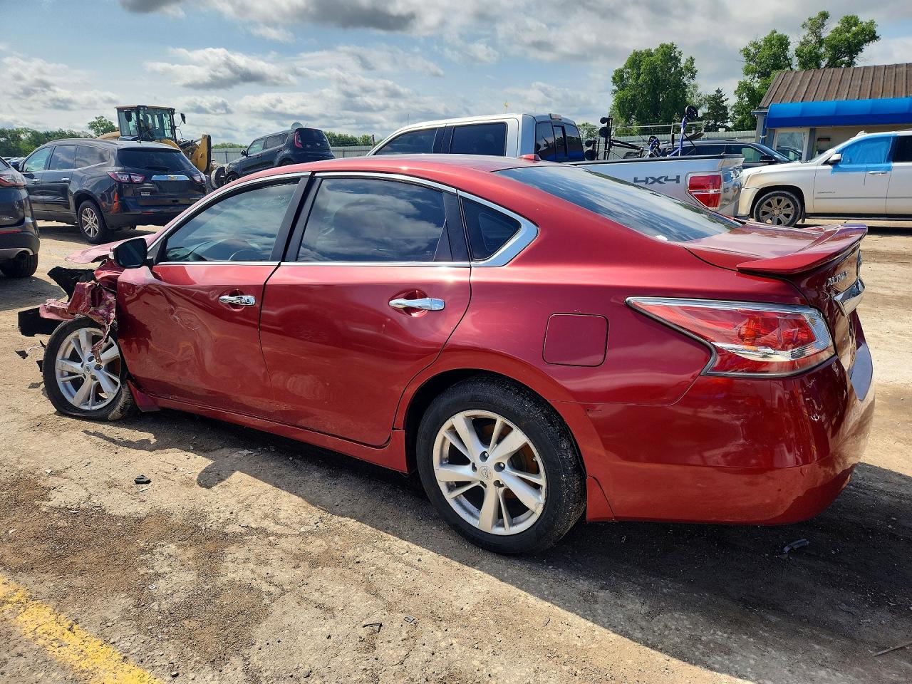 2015 Nissan Altima 2.5 Sv Бордовый vin: 1N4AL3AP9FC265716