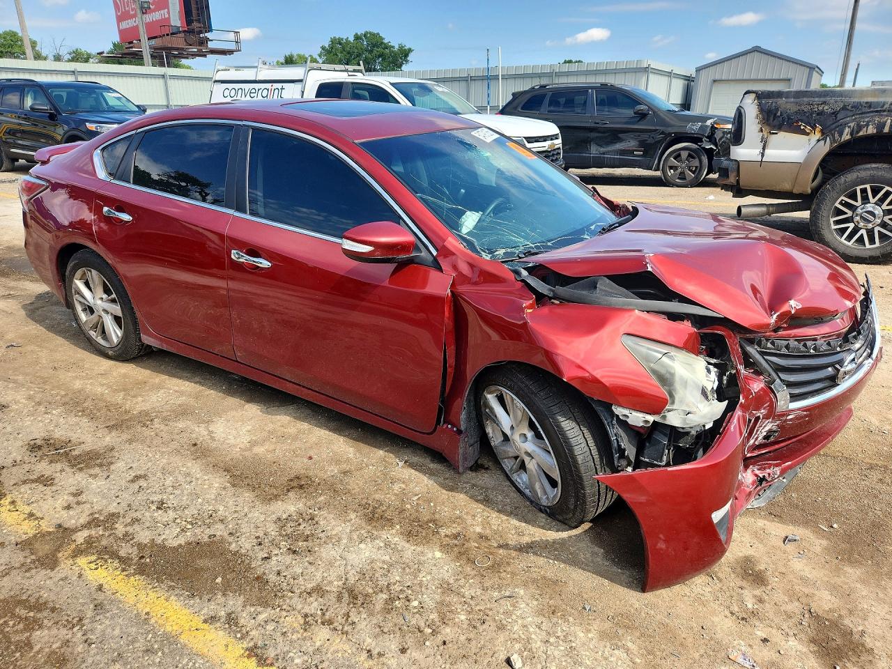 2015 Nissan Altima 2.5 Sv Бордовый vin: 1N4AL3AP9FC265716