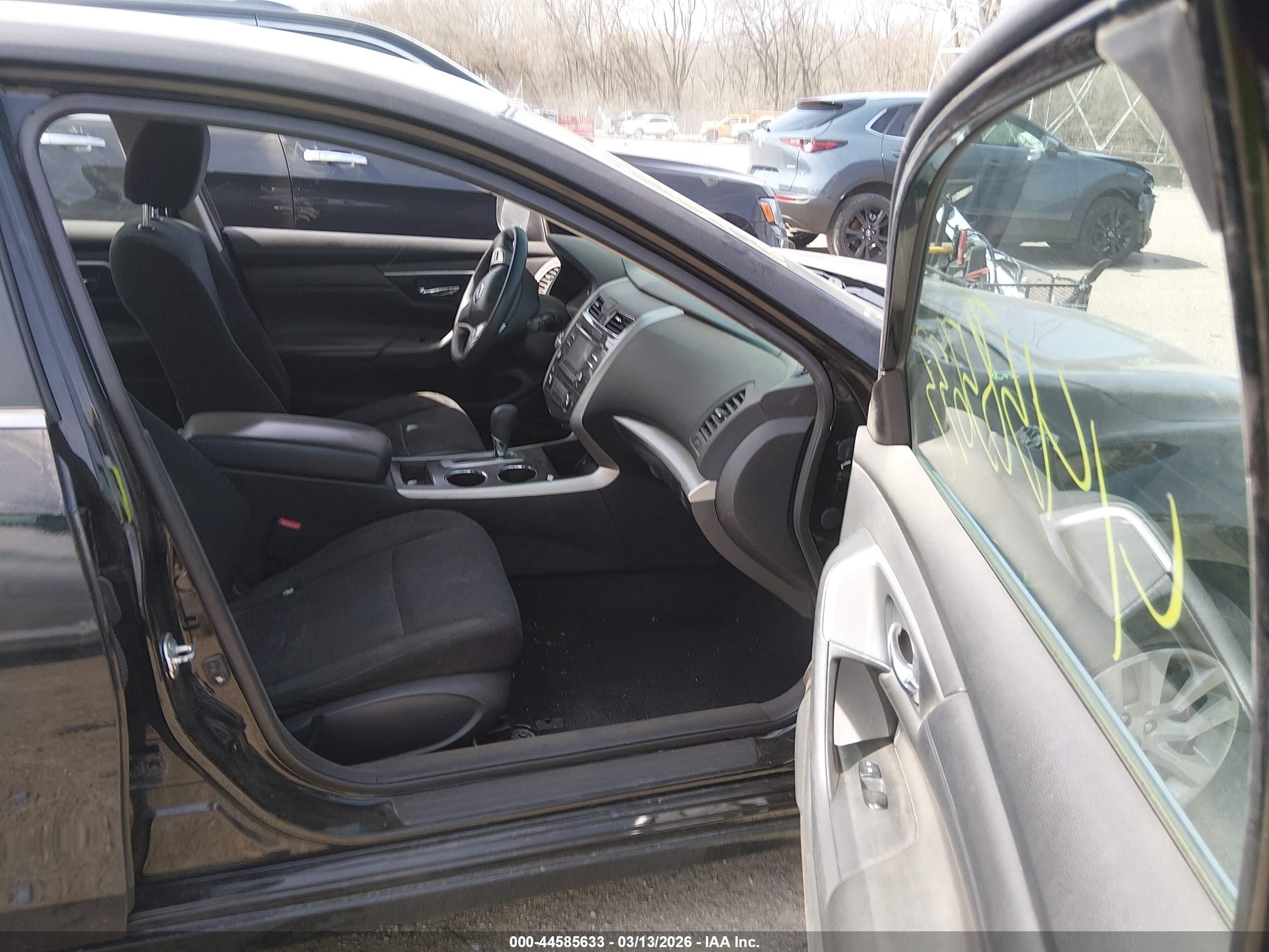 2015 Nissan Altima 2.5 S Black vin: 1N4AL3AP9FC281771