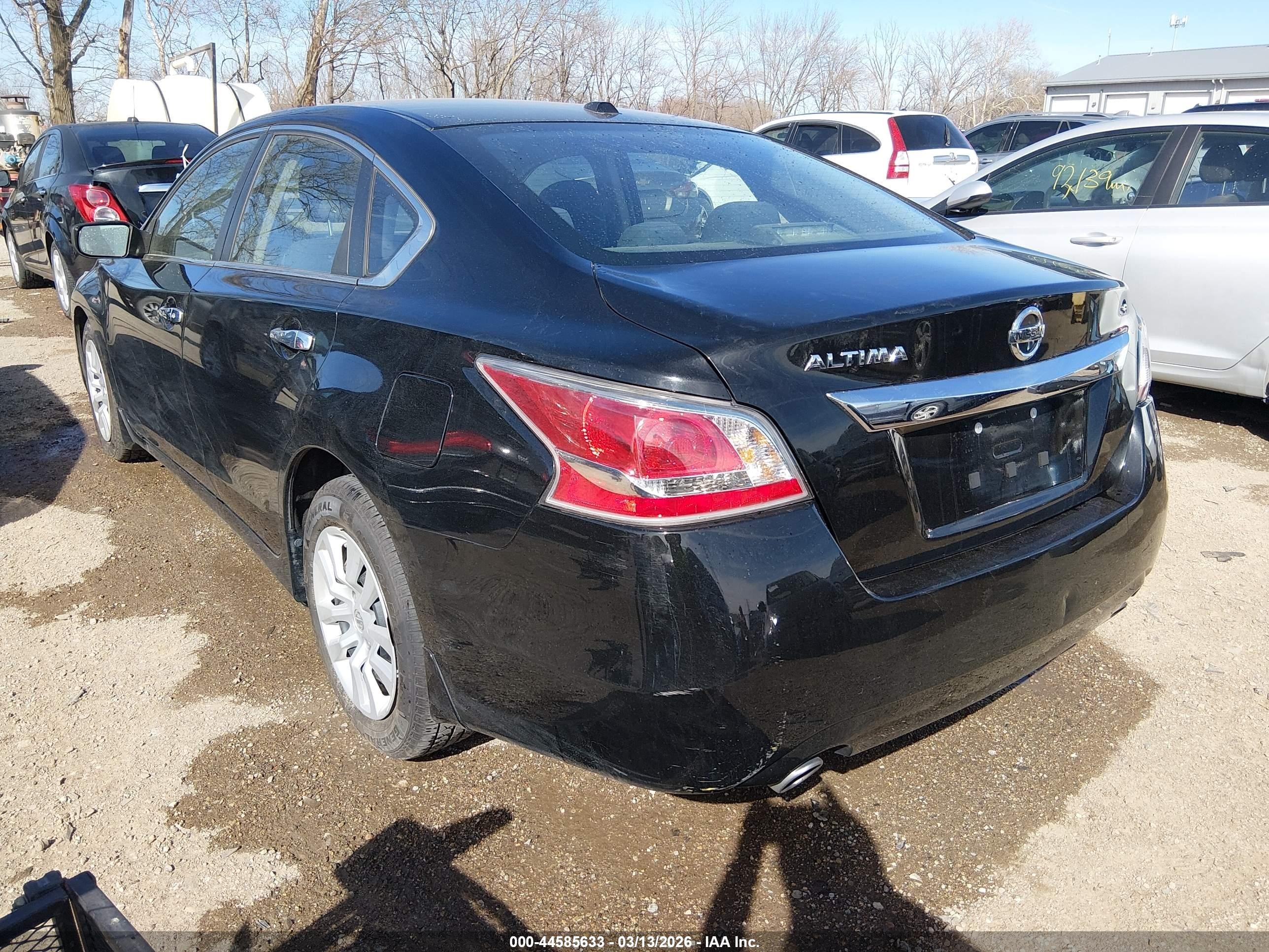 2015 Nissan Altima 2.5 S Black vin: 1N4AL3AP9FC281771