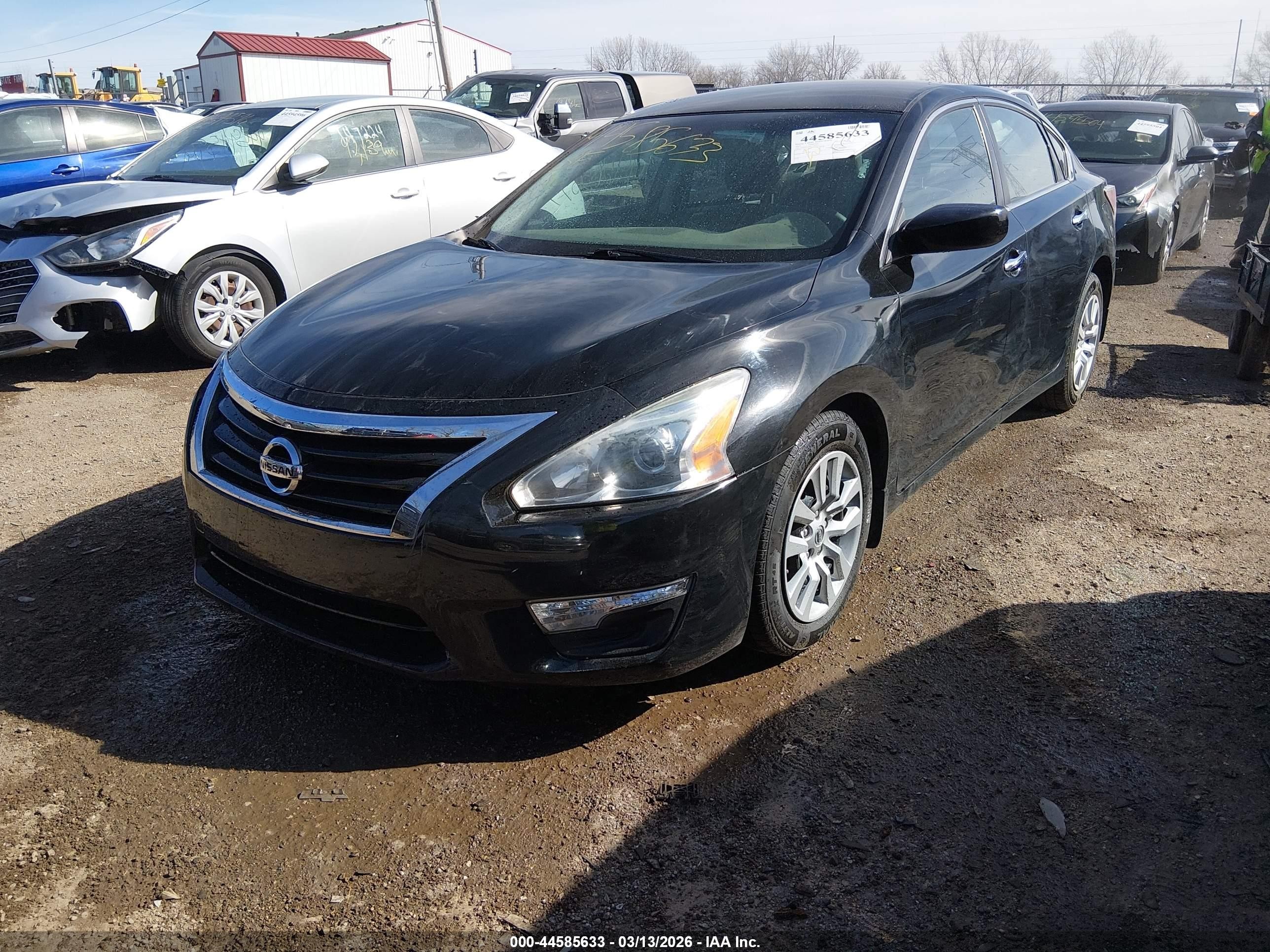 2015 Nissan Altima 2.5 S Black vin: 1N4AL3AP9FC281771