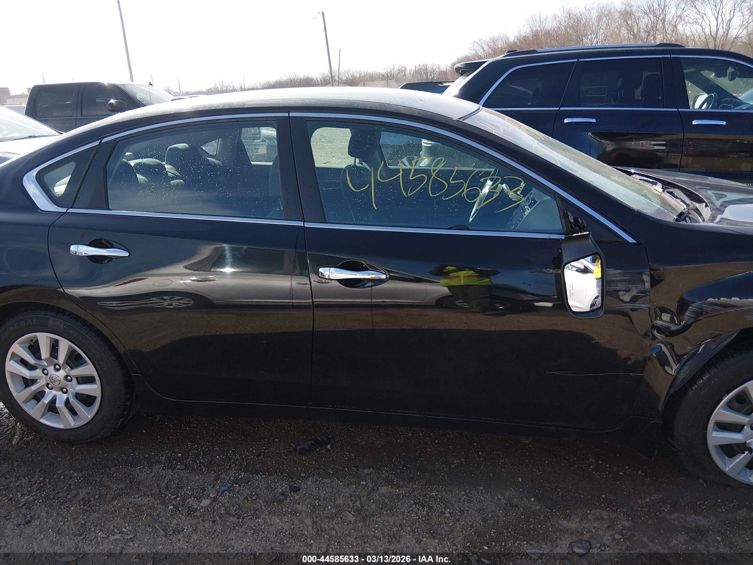 2015 Nissan Altima 2.5 S Black vin: 1N4AL3AP9FC281771