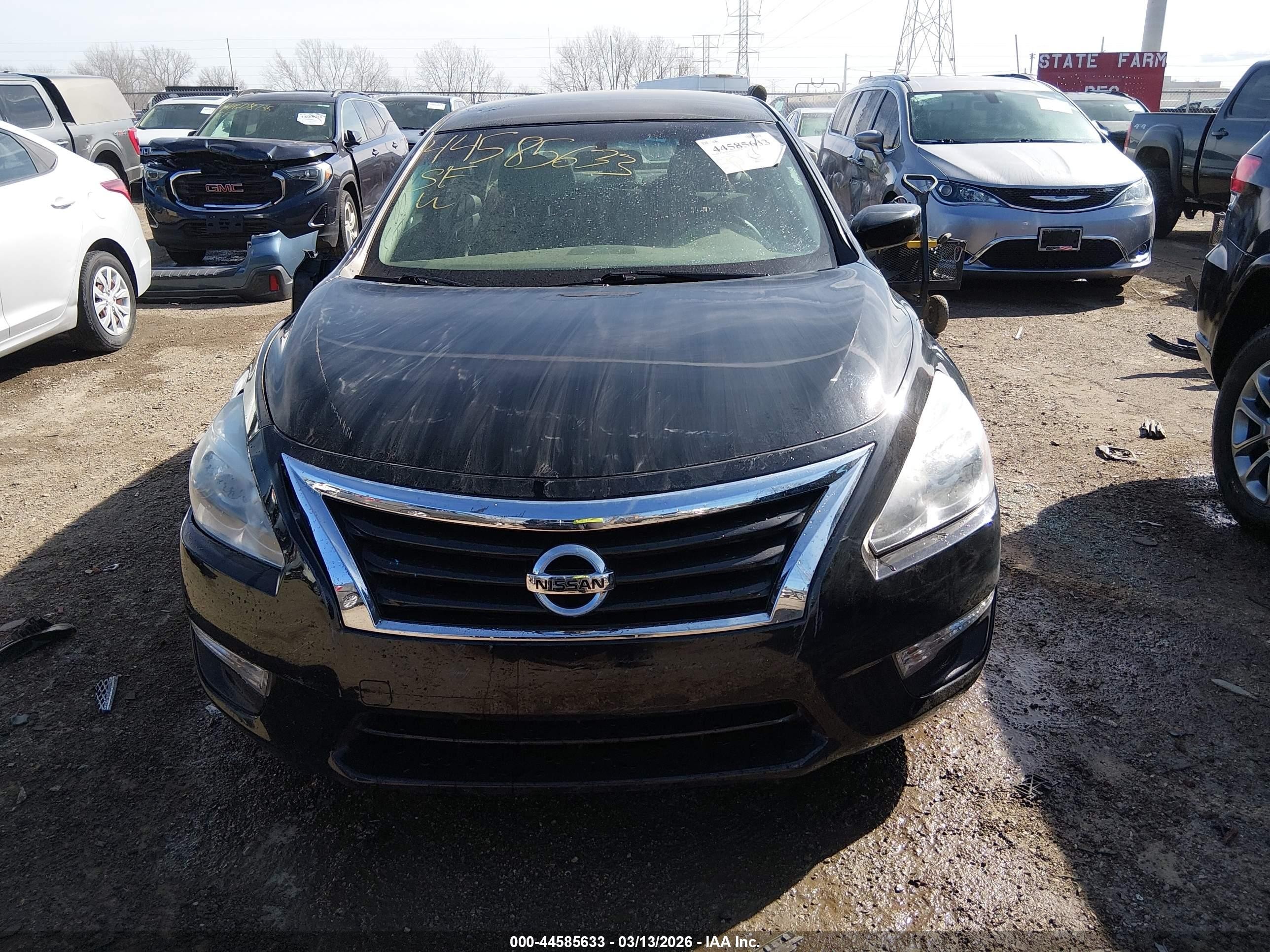 2015 Nissan Altima 2.5 S Black vin: 1N4AL3AP9FC281771