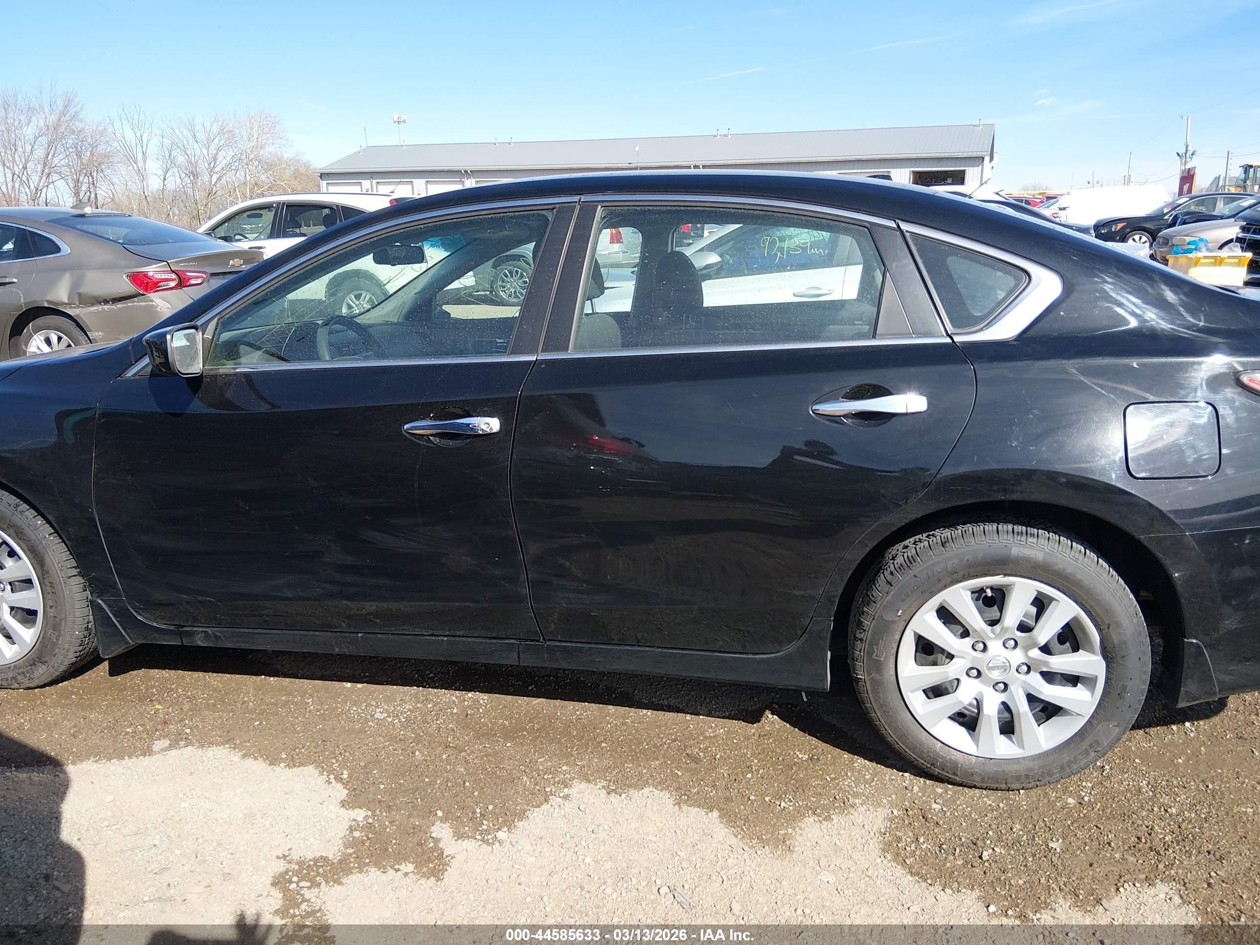 2015 Nissan Altima 2.5 S Black vin: 1N4AL3AP9FC281771
