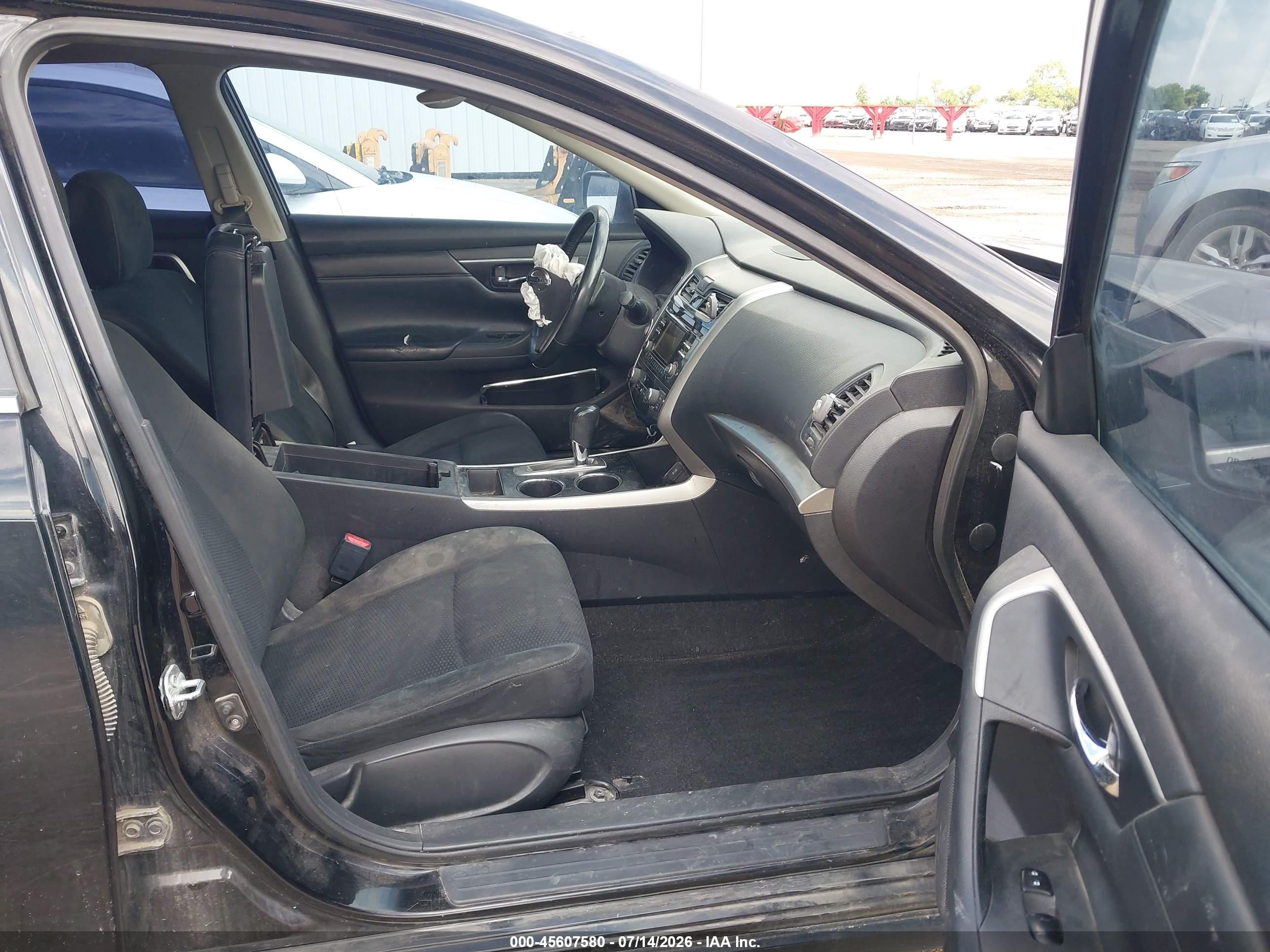 2015 Nissan Altima 2.5 Sv Black vin: 1N4AL3AP9FC293015